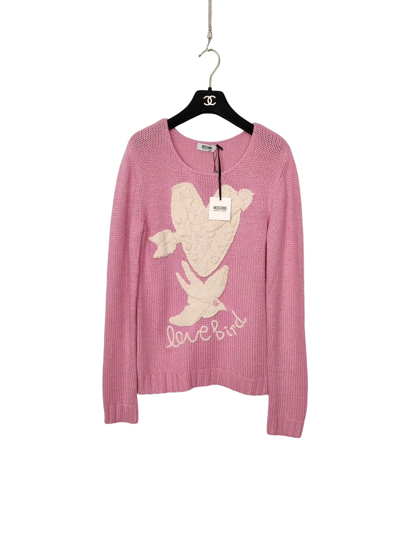 Moschino Moschino Cheap and Chic Love Bird Knit Sweater Size 44 Size M / US 6-8 / IT 42-44 - 1 Thumbnail