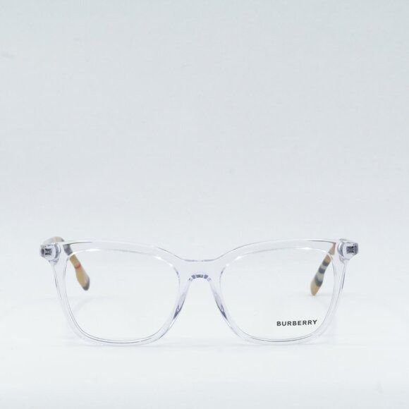 Burberry Burberry BE2390 3889 Eyeglasses Square 52mm Transparent Fram Size ONE SIZE - 4 Thumbnail