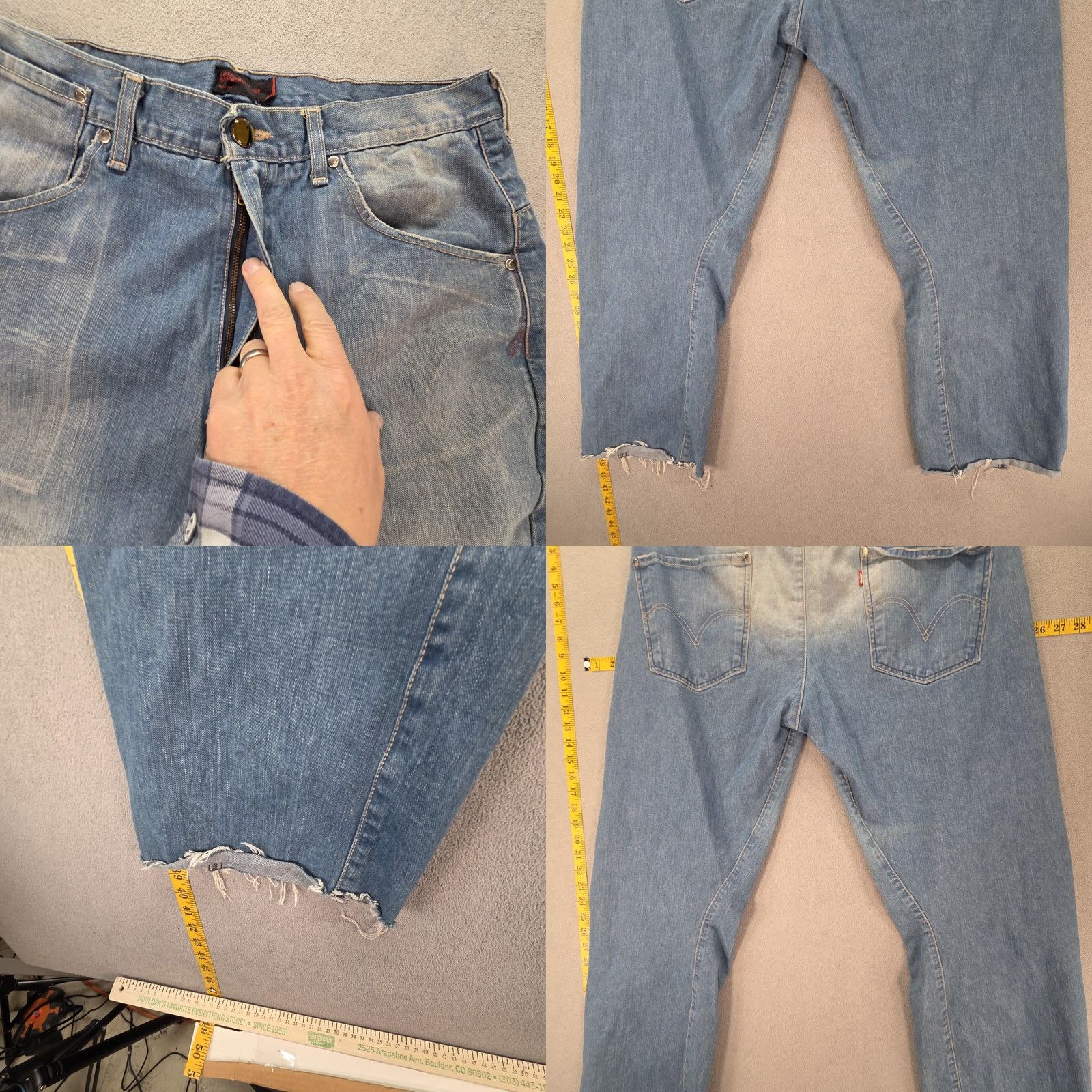 Levi's Levi's Engineered Jeans Denim Blue Light Wash Relaxed Twisted Fits 34x29 Jeans Mens Size US 34 / EU 50 - 8 Thumbnail