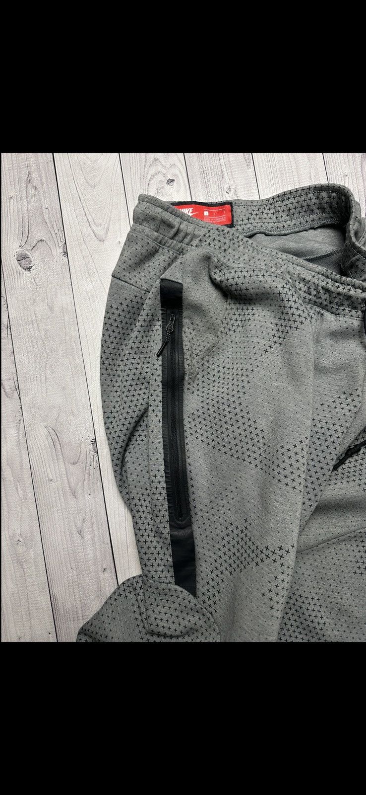 Nike × Vintage Vintage Nike Tech fleece joggers size L logo rare drill Size US 34 / EU 50 - 5 Thumbnail