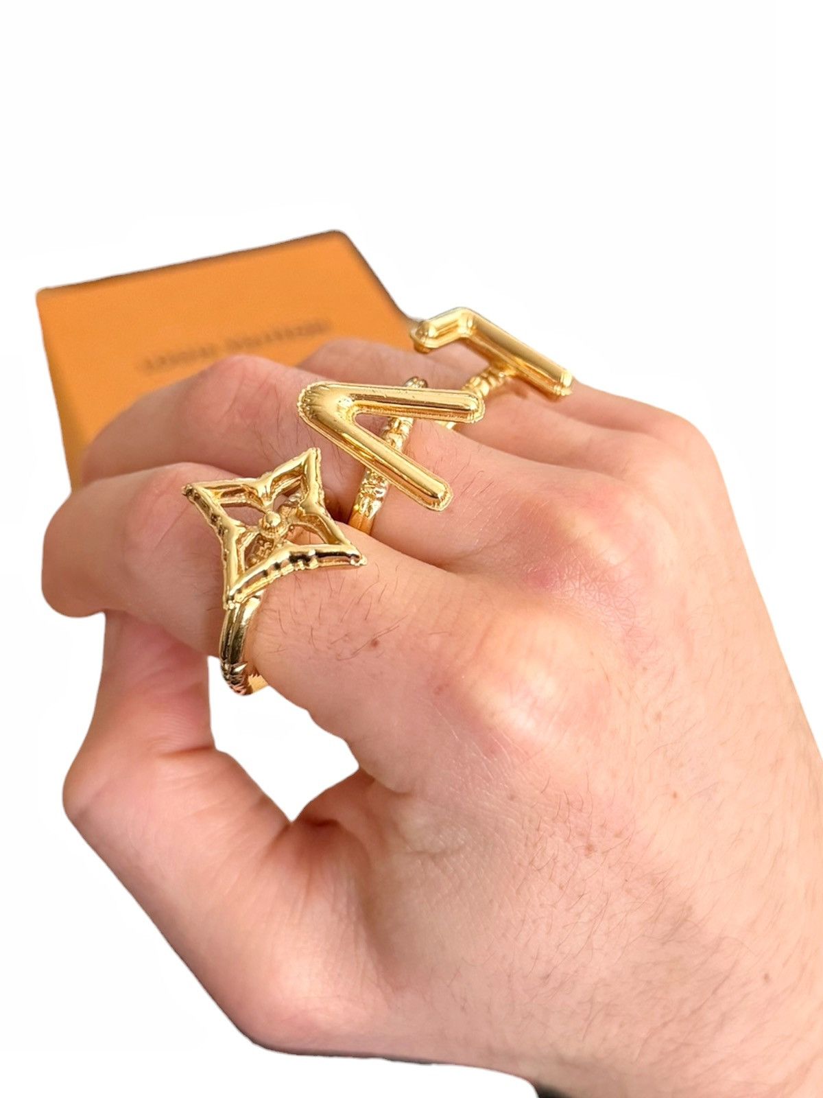 Louis Vuitton Virgil Balloon LV Logo Rings Size ONE SIZE - 2 Thumbnail