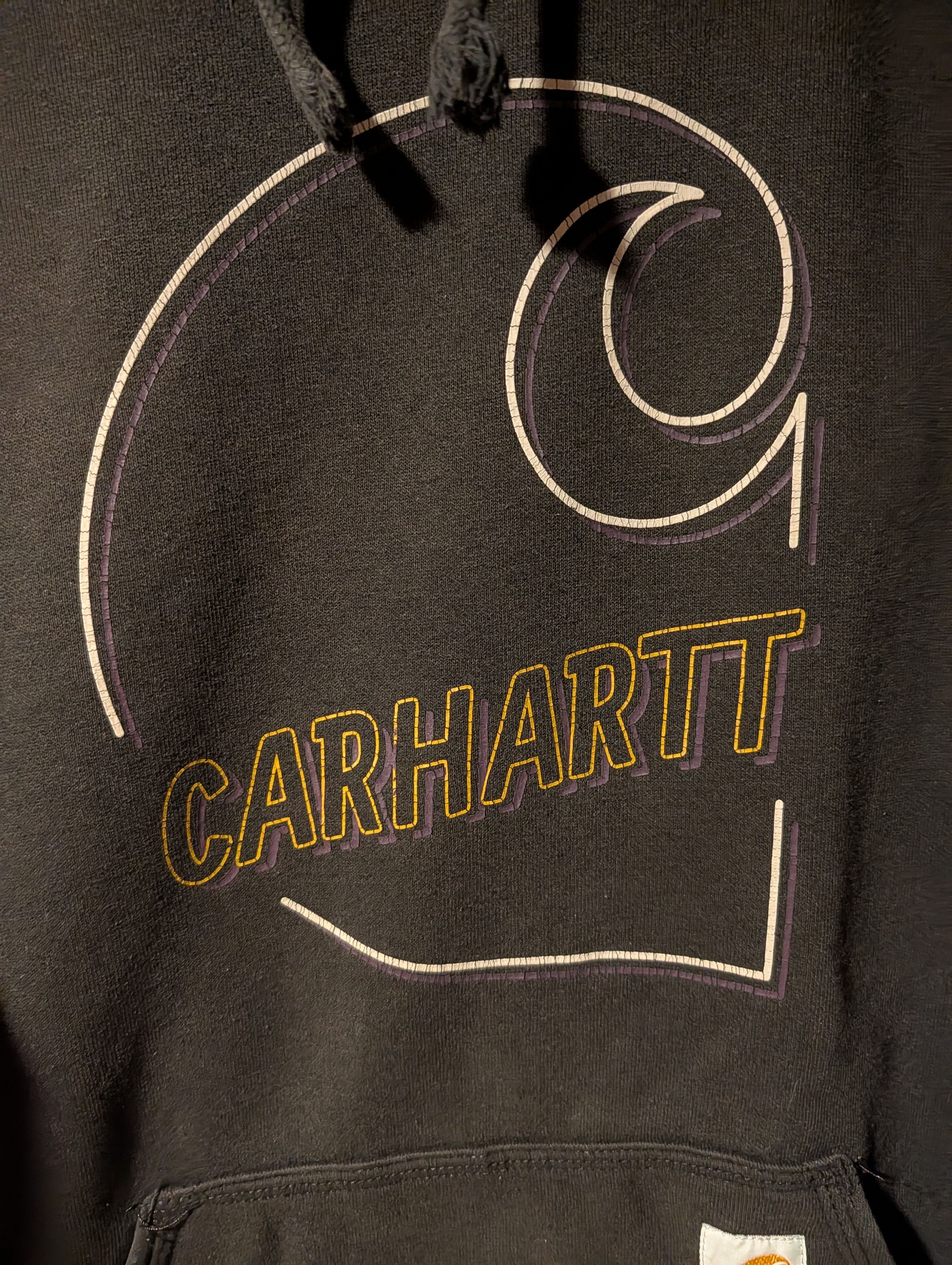 Carhartt Carhartt K121 Loose Fit Hoodie Graphic Logo Workwear Size US L / EU 52-54 / 3 - 2 Thumbnail