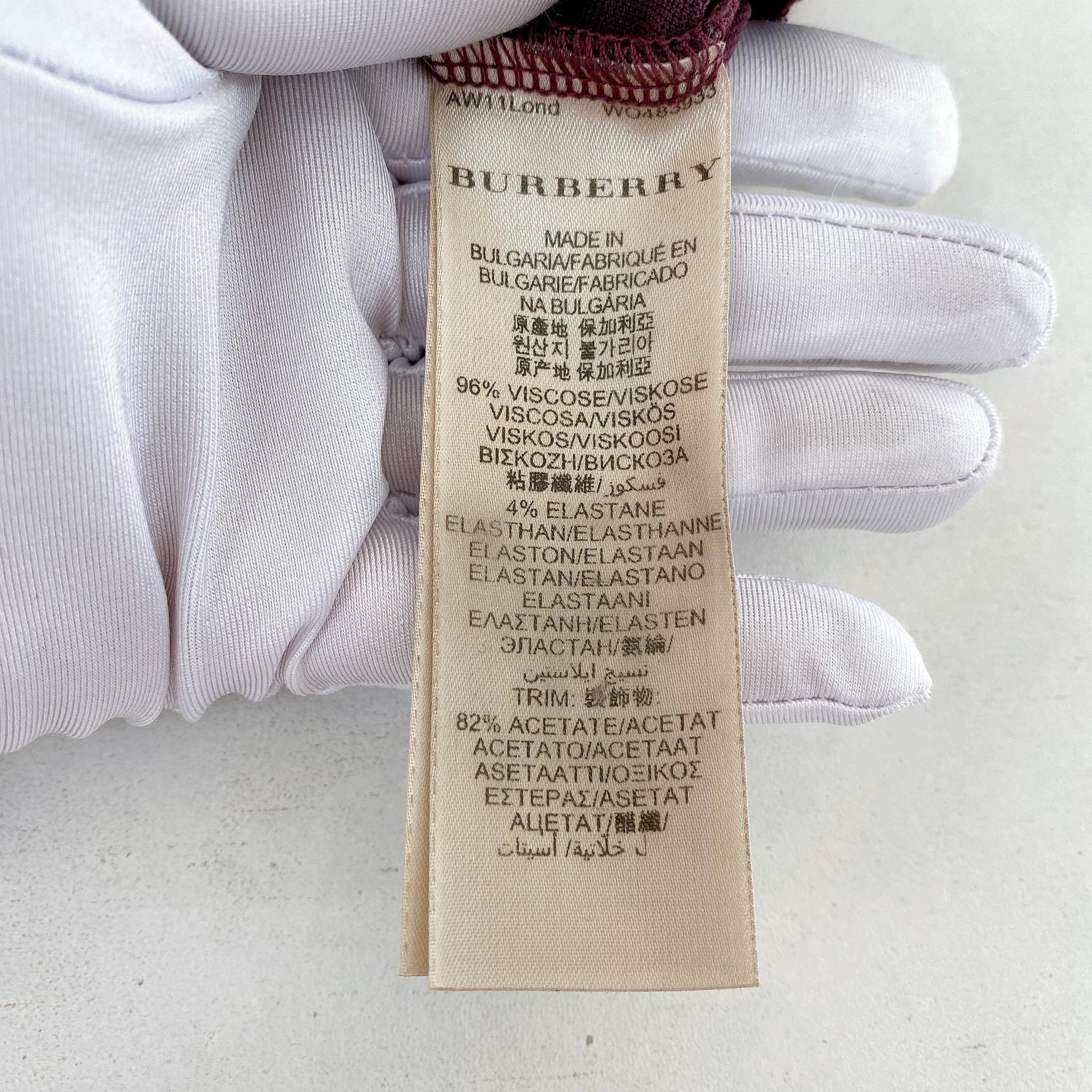 Burberry Burberry purple dress women's UK10 Size M / US 6-8 / IT 42-44 - 8 Thumbnail