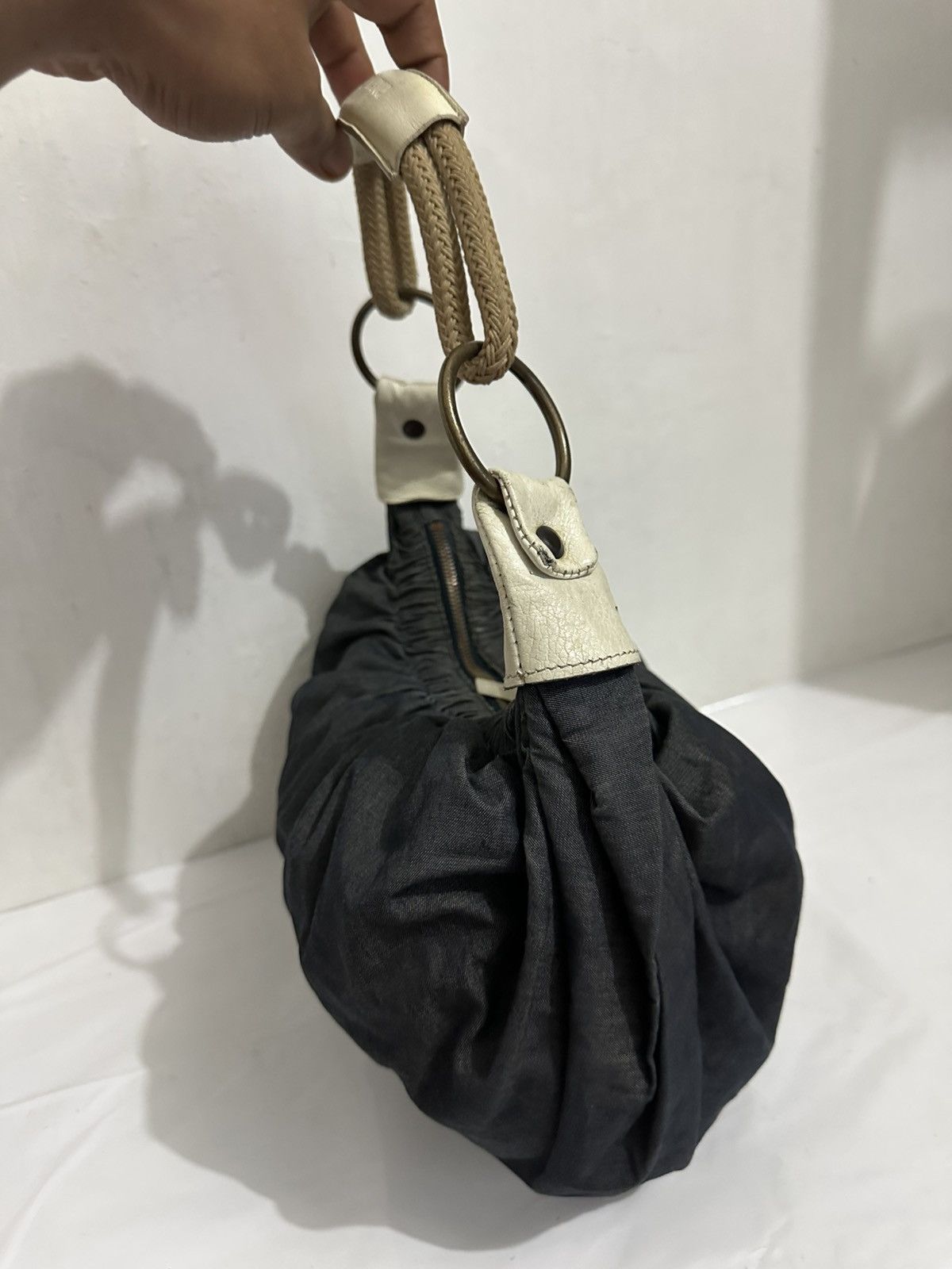 Miu Miu Archives Miu Miu by Prada Denim / Jeans hobo Bag Size ONE SIZE - 5 Thumbnail