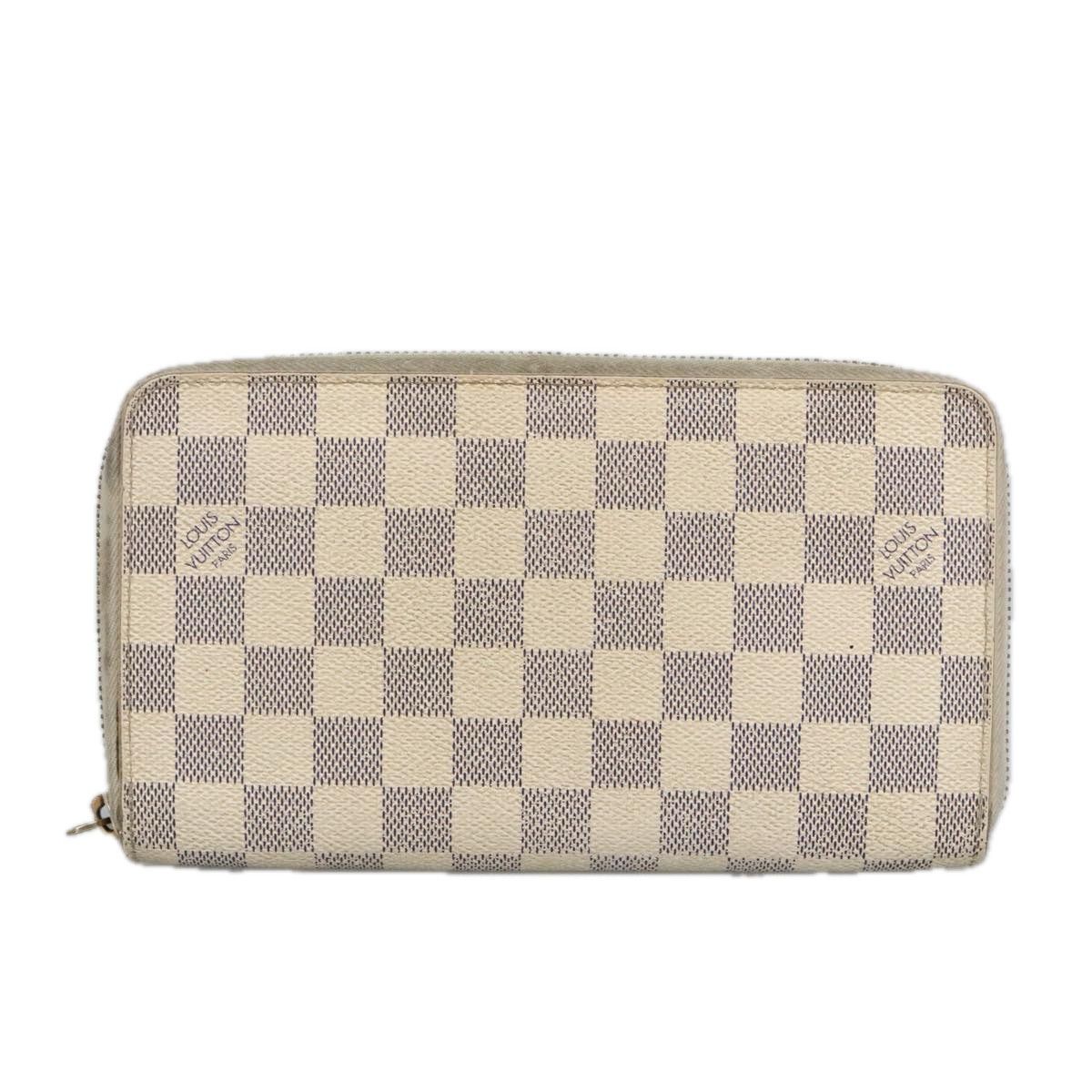Louis Vuitton Zippy Wallet White Canvas Wallet (Pre-Owned) Size ONE SIZE - 1 Thumbnail