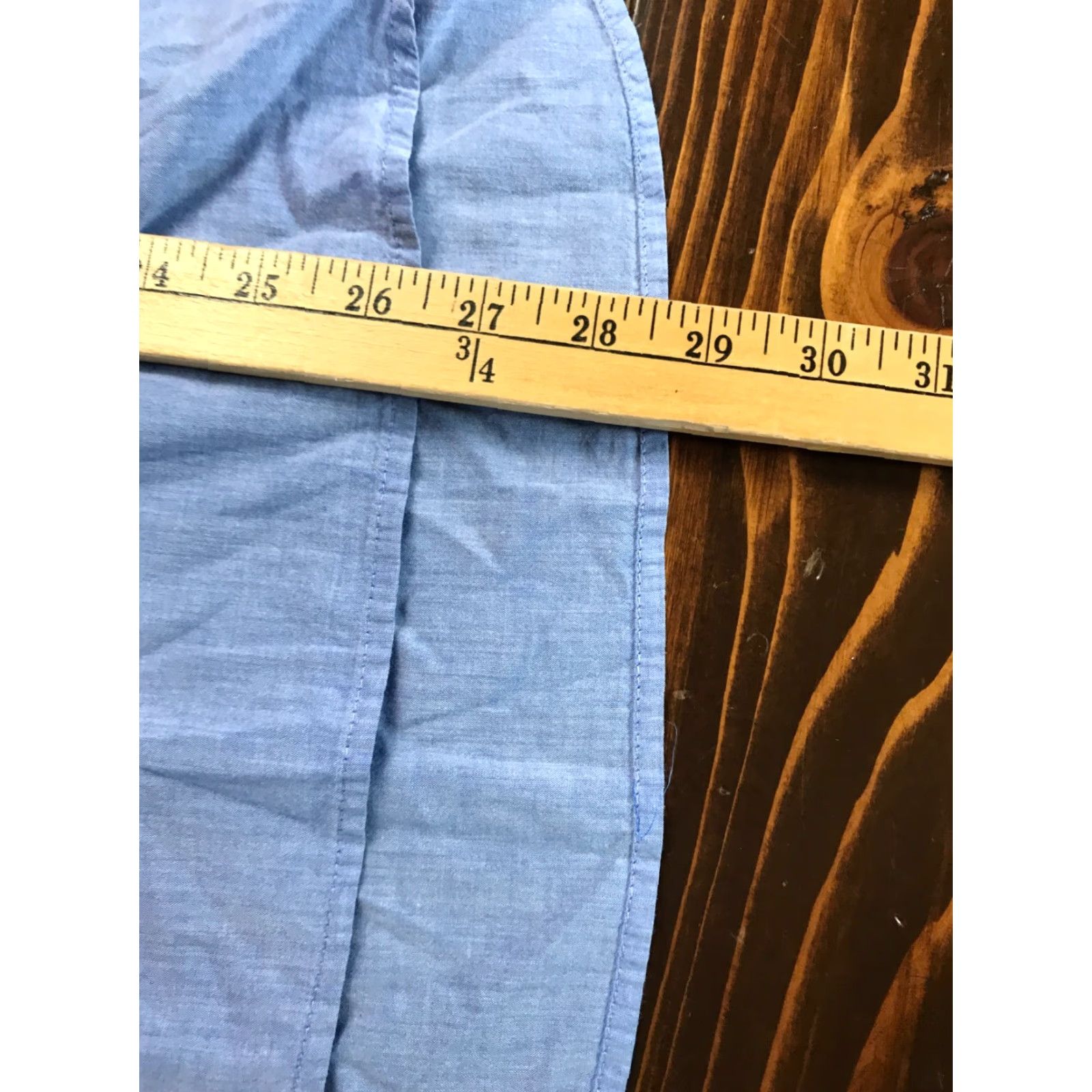 Vintage VINTAGE Chico's Shirt Women's Size 2 Solid Blue Half Button Up Long Sleeve Collared Size XS / US 0-2 / IT 36-38 - 8 Thumbnail