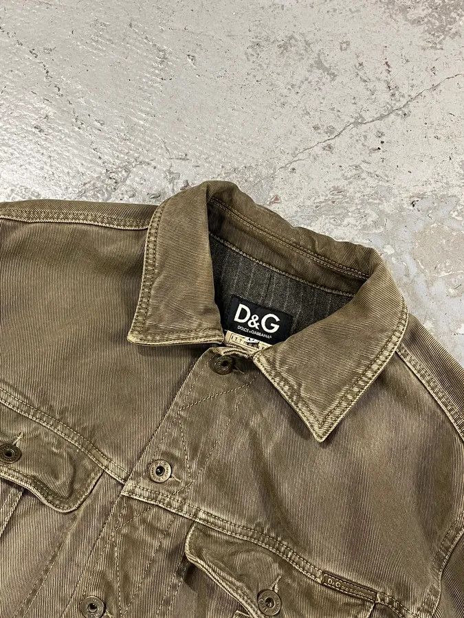 Dolce & Gabbana AW2003 Dolce & Gabbana Zip Grey Denim Jacket Size US M / EU 48-50 / 2 - 6 Thumbnail
