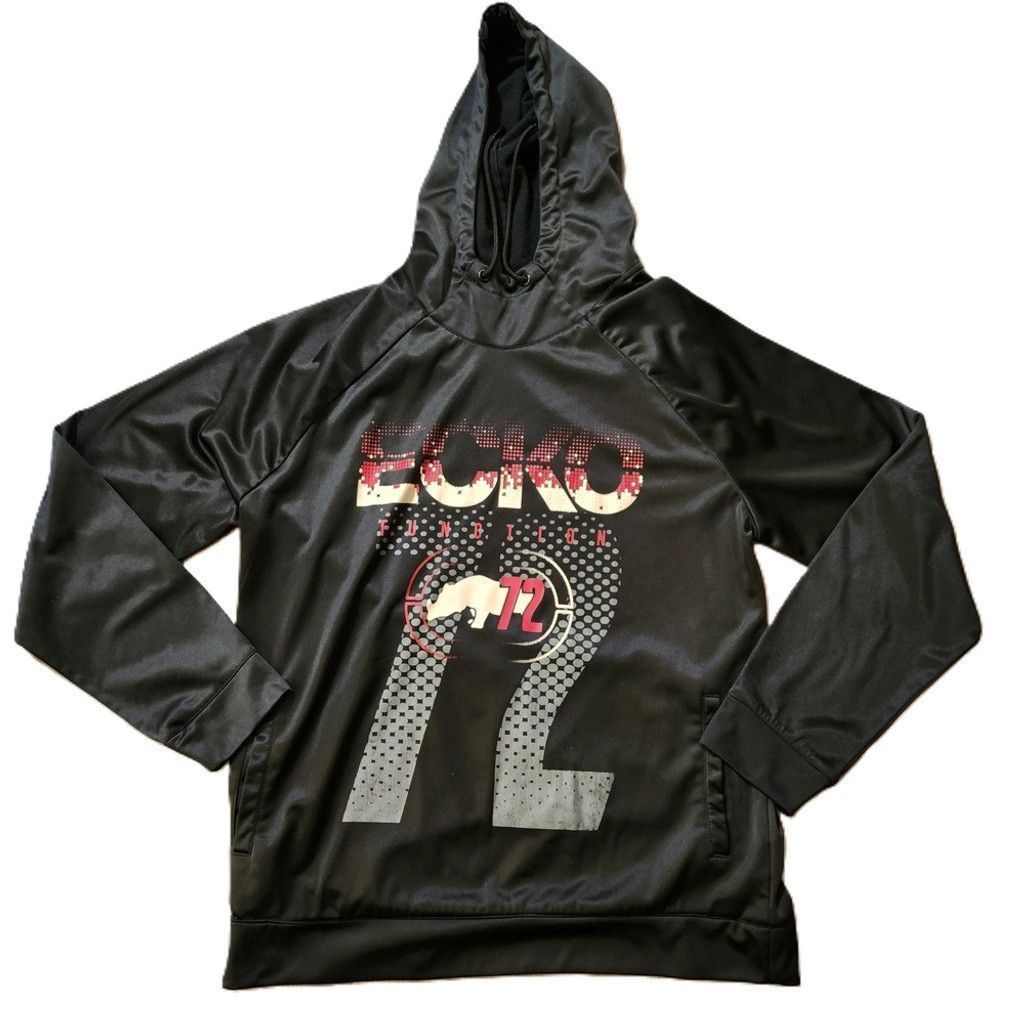 Ecko Unltd. Ecko Unltd Mens Black Hoodie Sweatshirt Size XL Size US XL / EU 56 / 4 - 2 Thumbnail