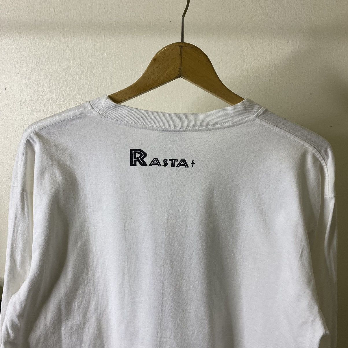Bob Marley Vintage 1990s Bob Marley Rastafari Reggae LS Tee Size US XL / EU 56 / 4 - 6 Thumbnail