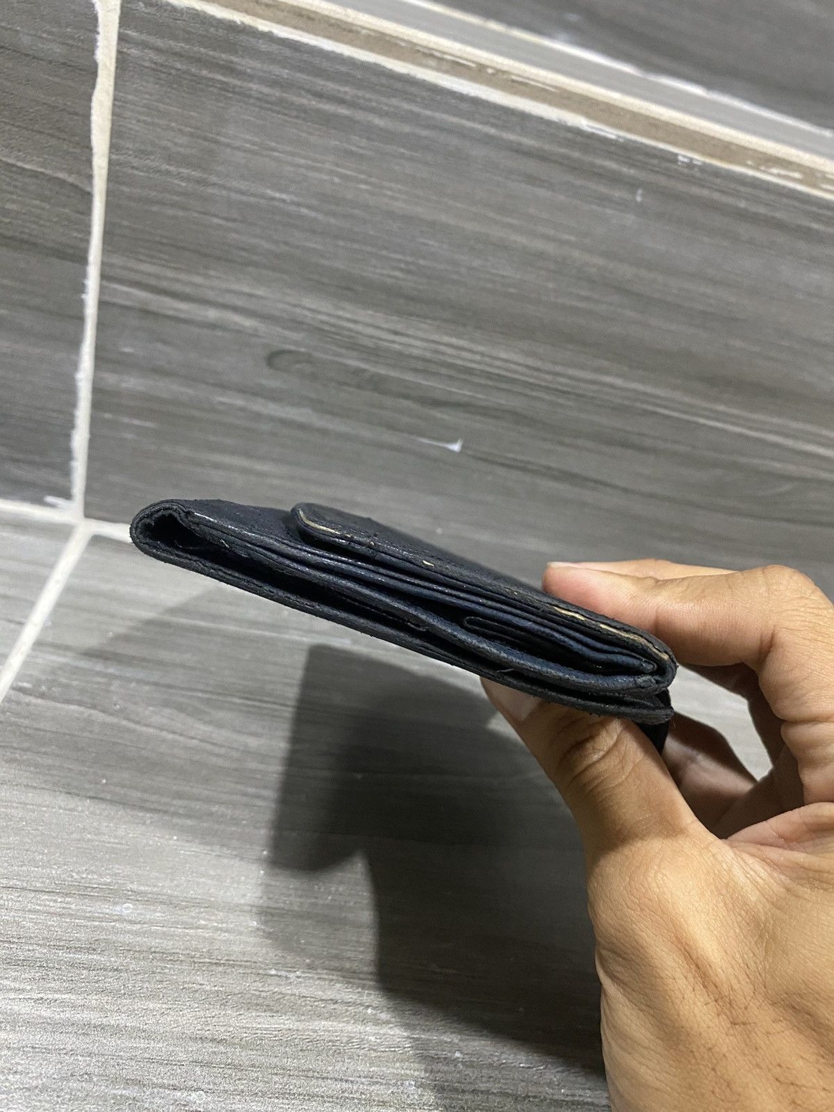 Chanel Chanel Black Leather CC Bifold Wallet Size ONE SIZE - 4 Thumbnail