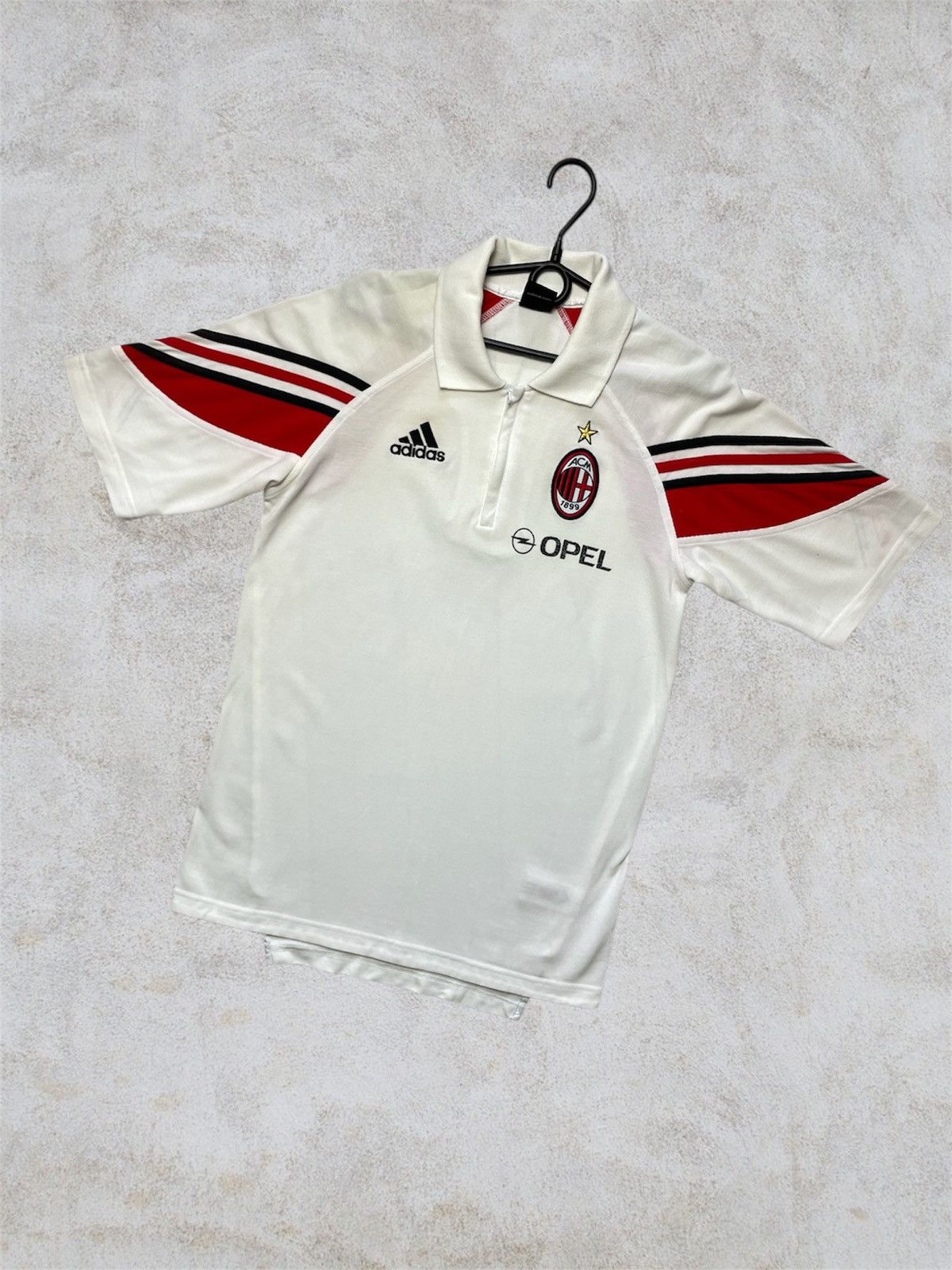 Adidas Adidas AC milan vintage soccer polo shirt jersey size S Size US S / EU 44-46 / 1 - 1 Thumbnail