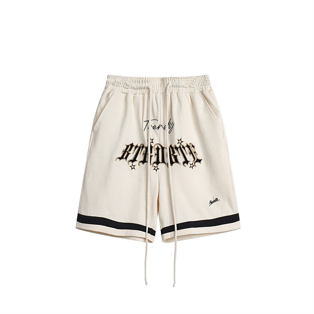 Japanese Brand × Vintage Men's sports loose casual letter embroidered loose shorts Size US 32 / EU 48 - 1 Thumbnail