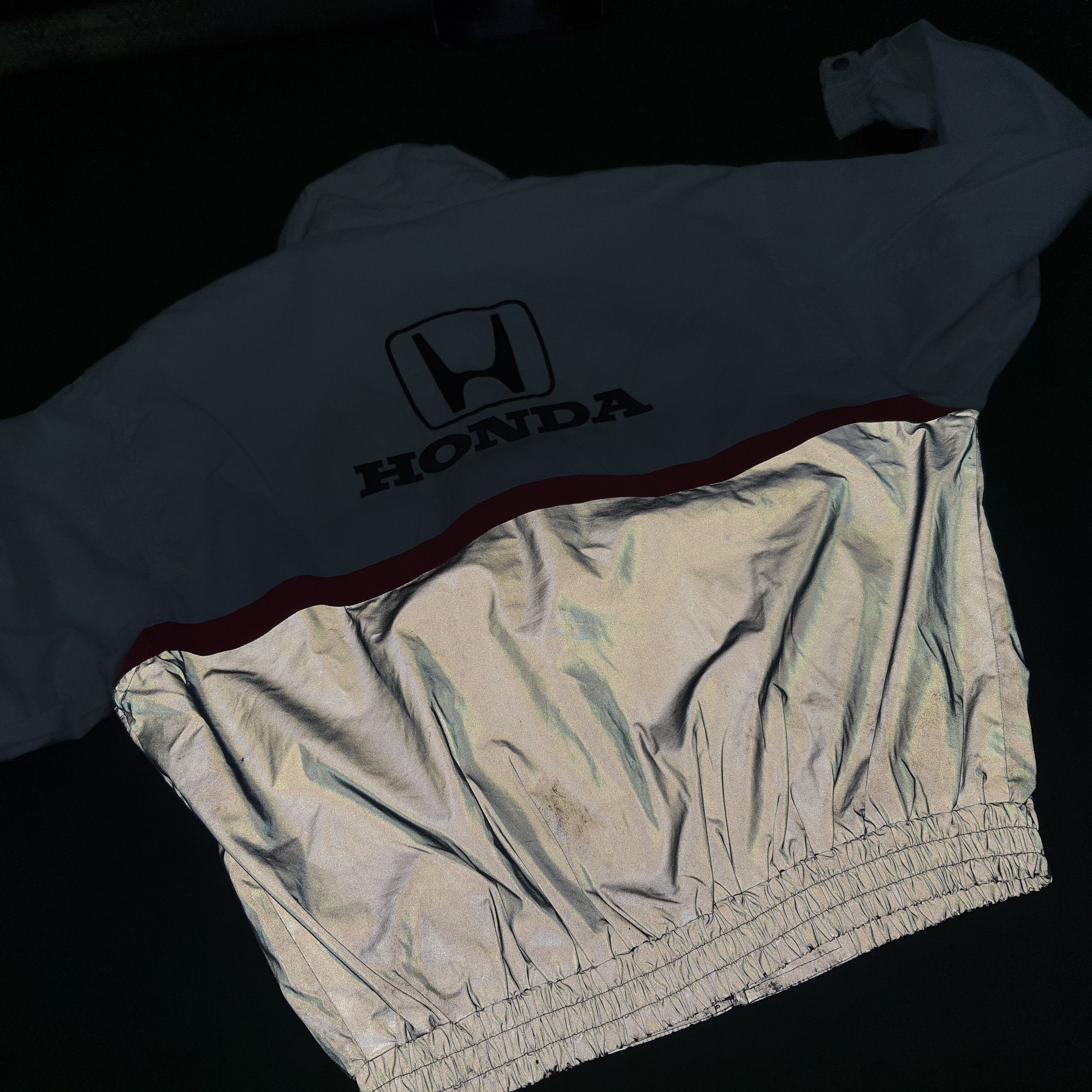 Honda Vintage 90s HONDA F1 Motorsports Reflective Jacket C278N20 Size US L / EU 52-54 / 3 - 18 Thumbnail