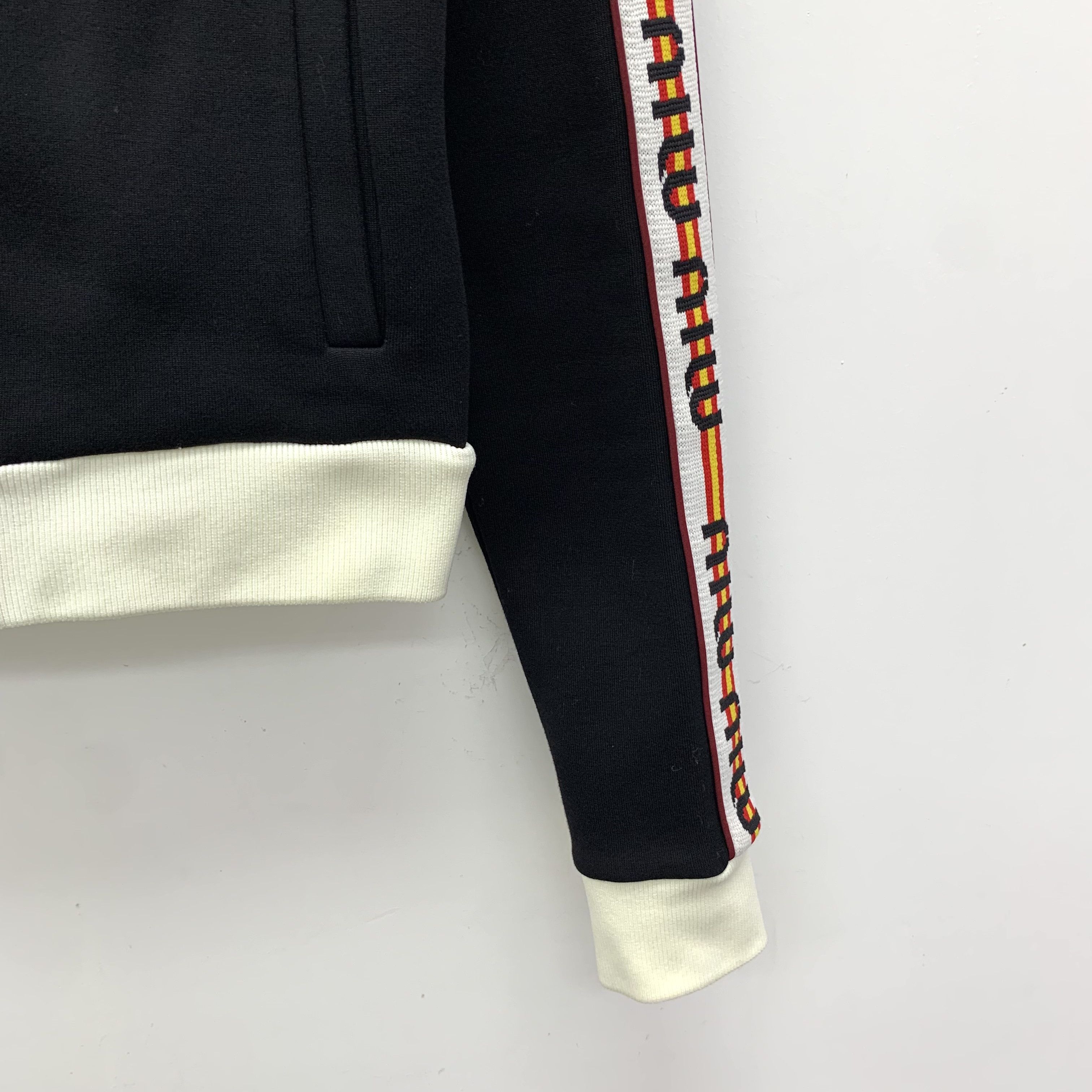 Miu Miu Miu Miu Black Zip-Up Cotton Jacket with Side Logo (Size S) Size S / US 4 / IT 40 - 6 Thumbnail