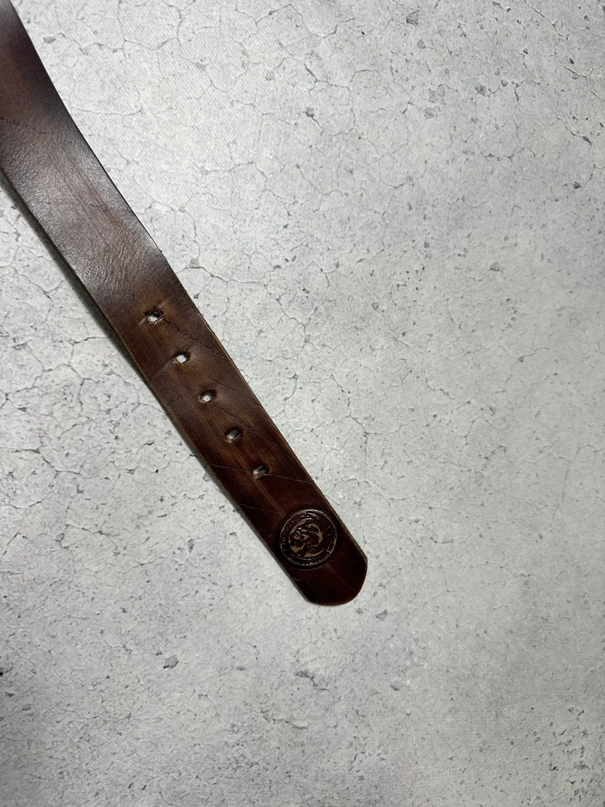 Diesel Diesel Leather Brown Belt Size ONE SIZE - 4 Thumbnail
