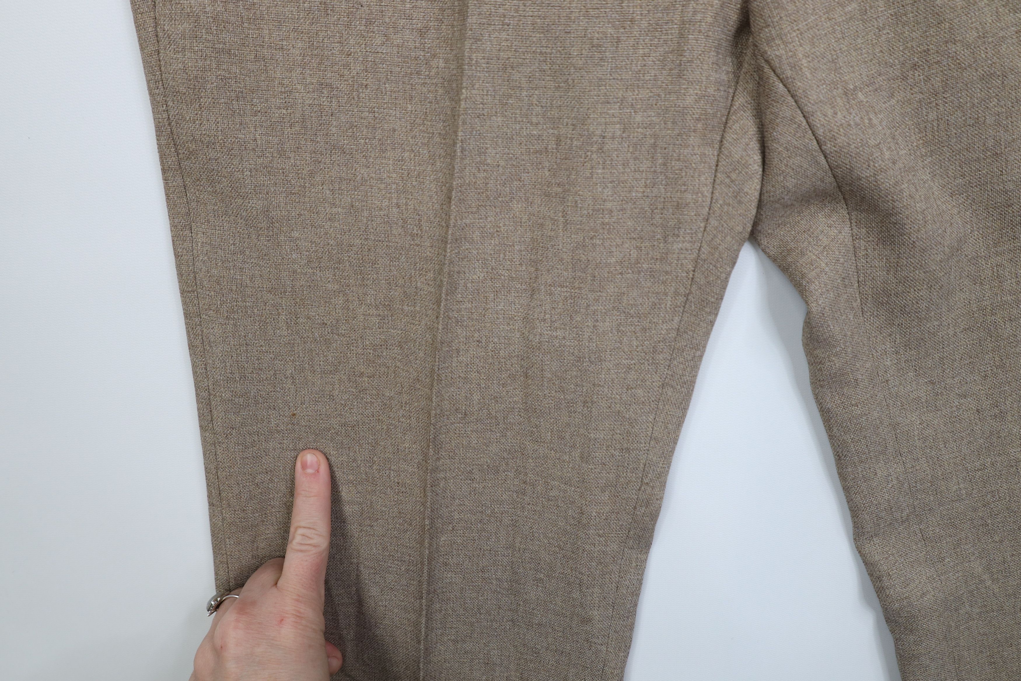 Levi's Vintage 70s Levis Wide Leg Chino Pants Heather Brown USA Size US 30 / EU 46 - 6 Thumbnail