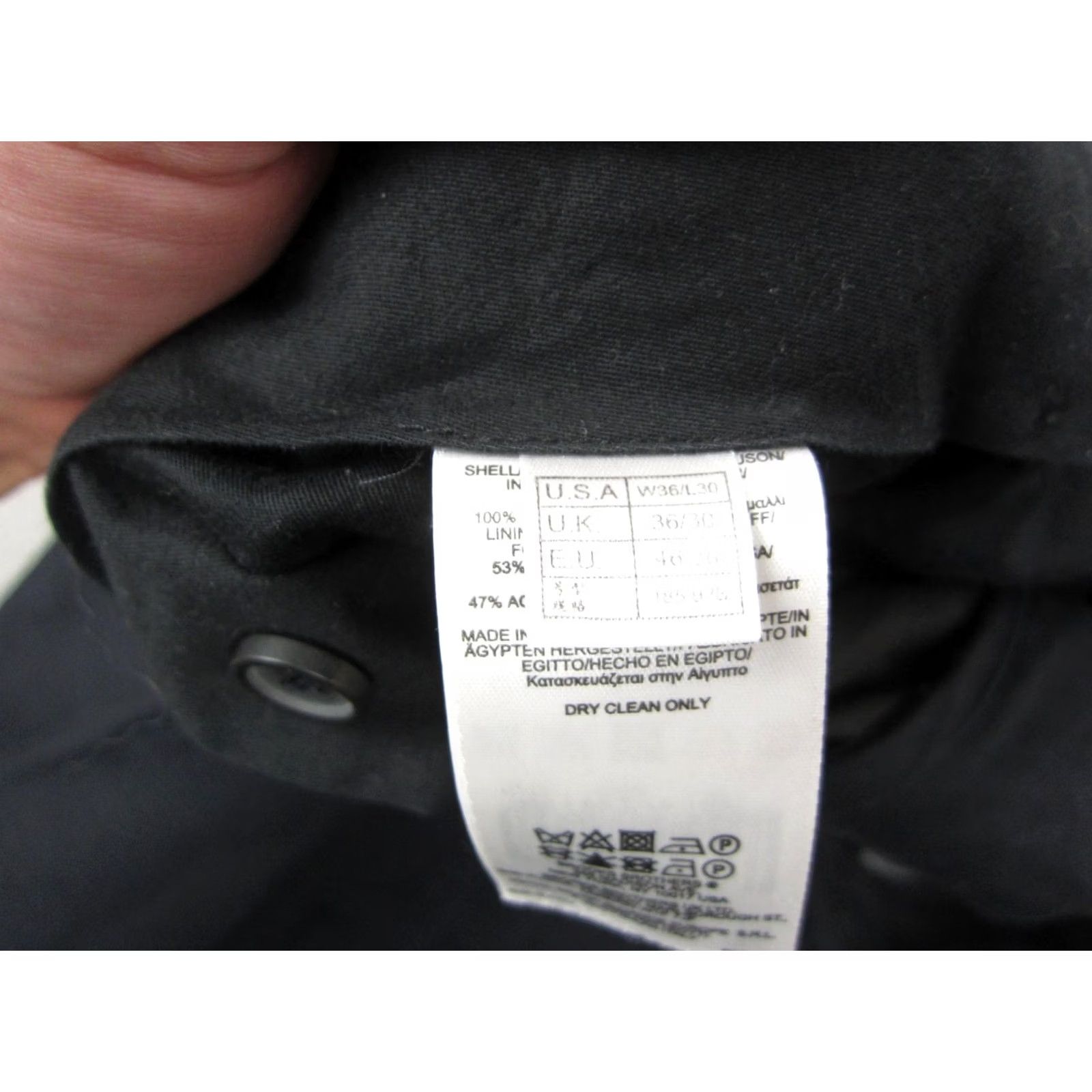 Brooks Brothers Brooks Brothers Pants Mens W36 L30 Black 346 Madison Fit 100% Wool Dress Formal Size US 36 / EU 52 - 7 Thumbnail