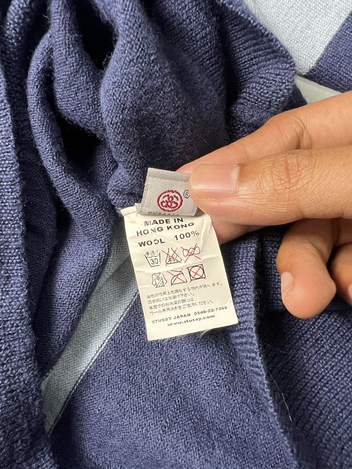 Stussy × Vintage 2000s NewOldStock Stussy Bieniesweter Knit Size US L / EU 52-54 / 3 - 6 Thumbnail