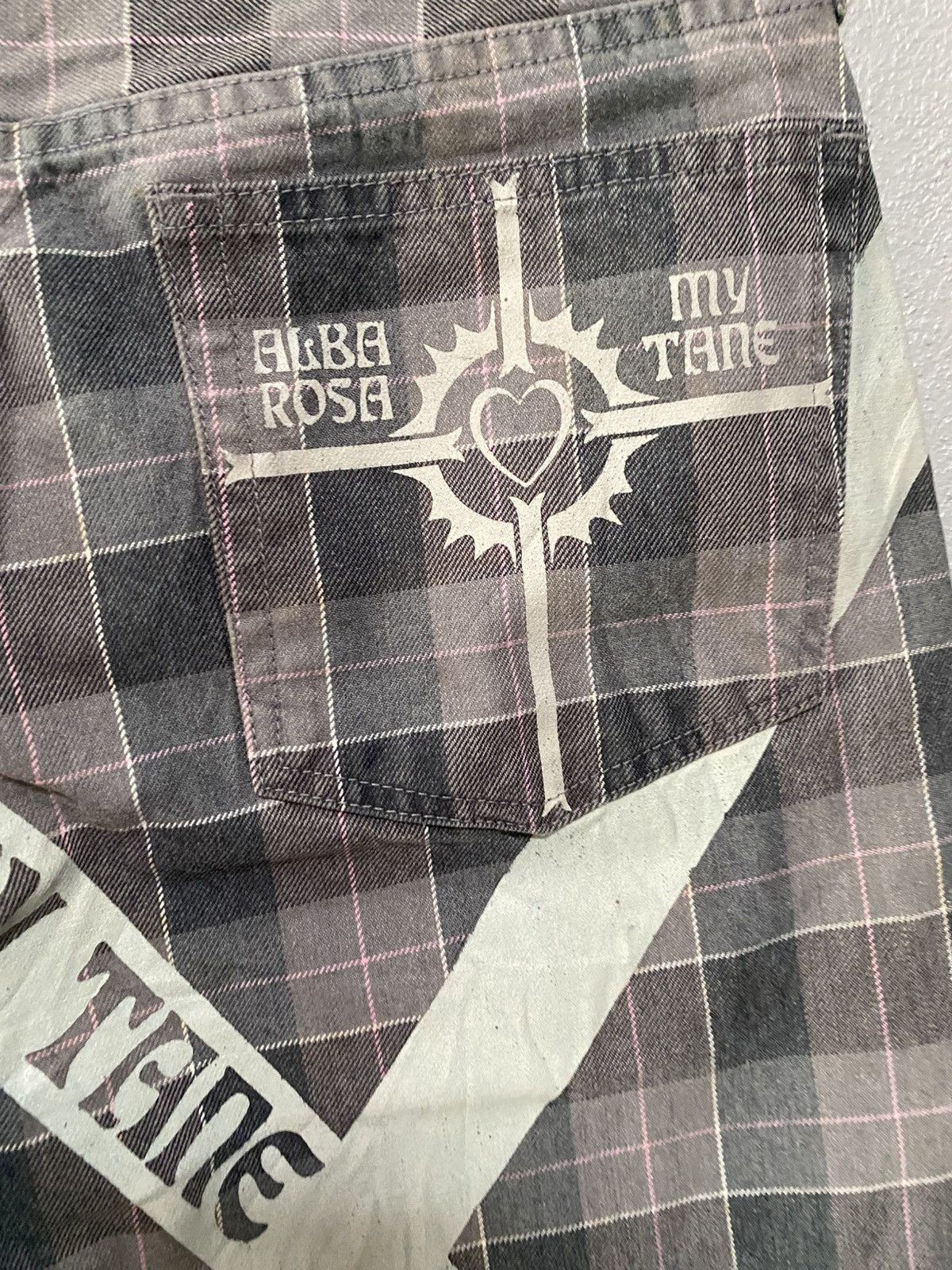 Japanese Brand Alba Rossa tartan jeans Size US 30 / EU 46 - 5 Thumbnail