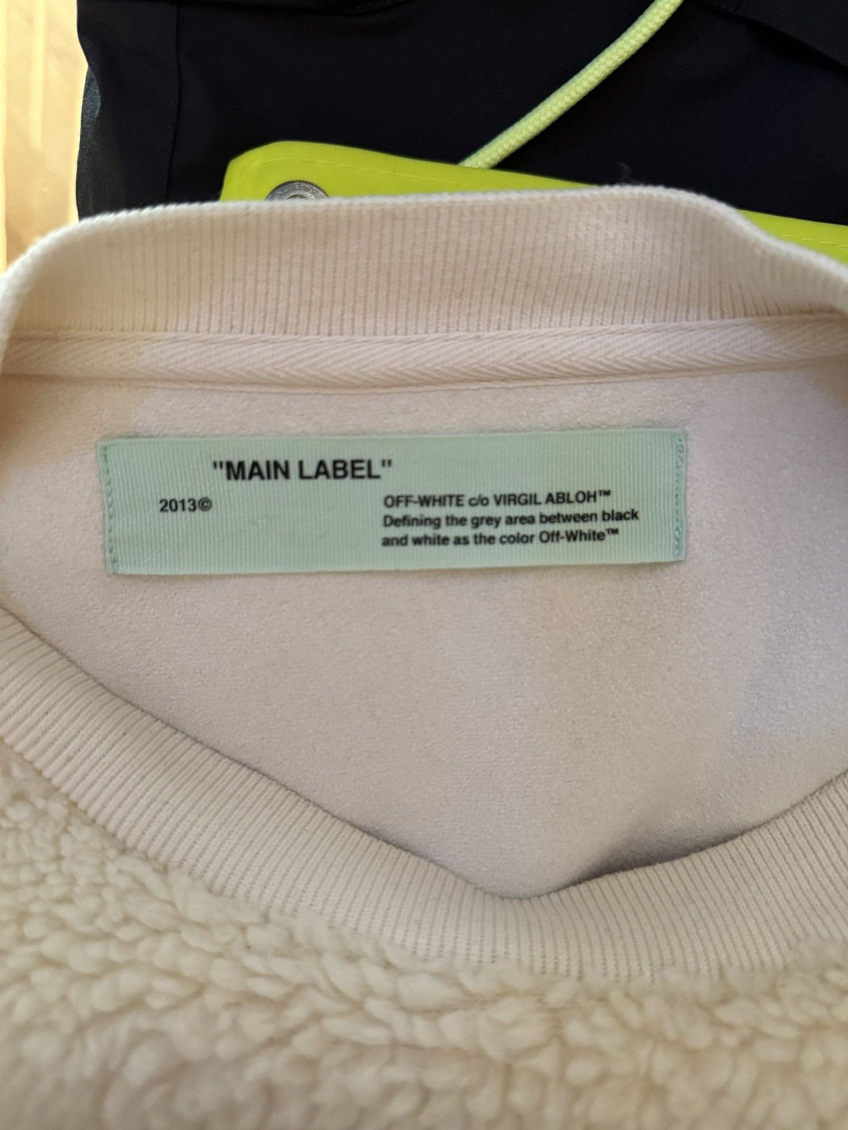 Off-White Off white faux shearling sweatshirt Size US XS / EU 42 / 0 - 3 Thumbnail