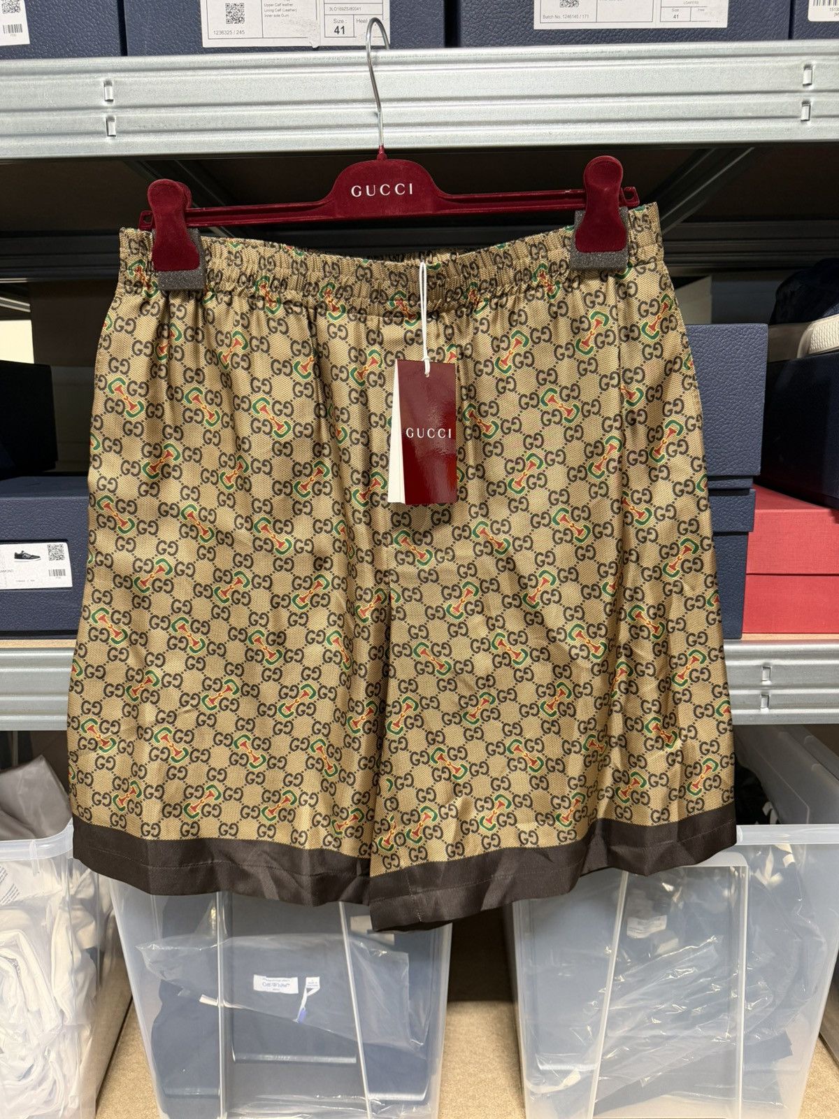 Gucci Gucci GG Silk Shorts NEW 1500$ Size US 36 / EU 52 - 1 Thumbnail