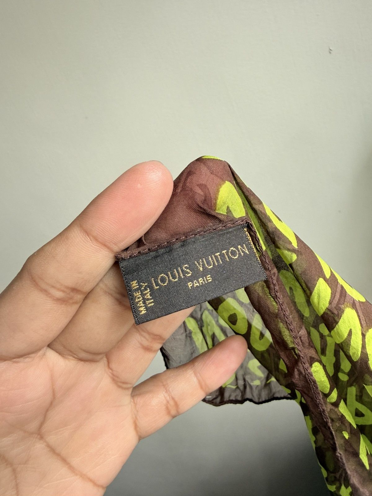 Louis Vuitton × Stephen Sprouse Louis vuitton stephen sprouse graffiti scarf Size ONE SIZE - 4 Thumbnail