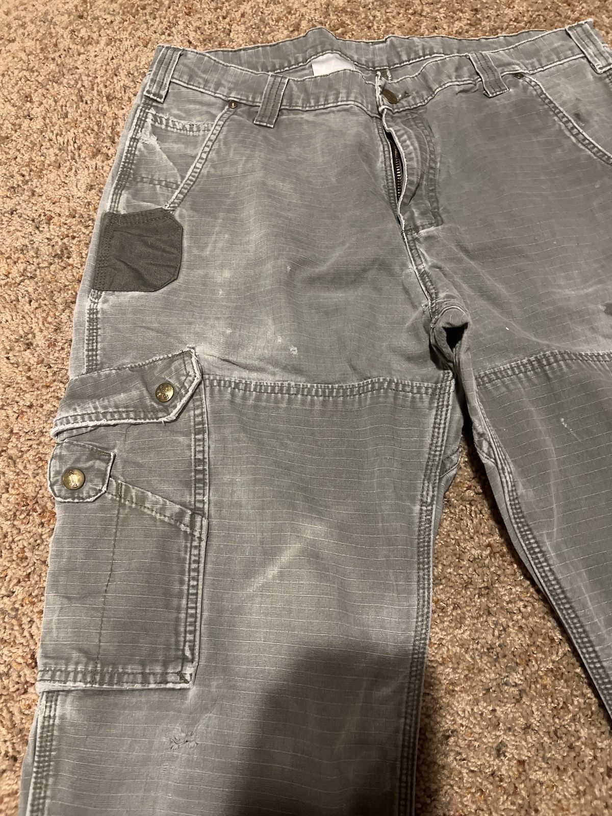 Carhartt Vintage Carhartt Double Knee Cargo Pants 36x32 Size US 36 / EU 52 - 6 Thumbnail