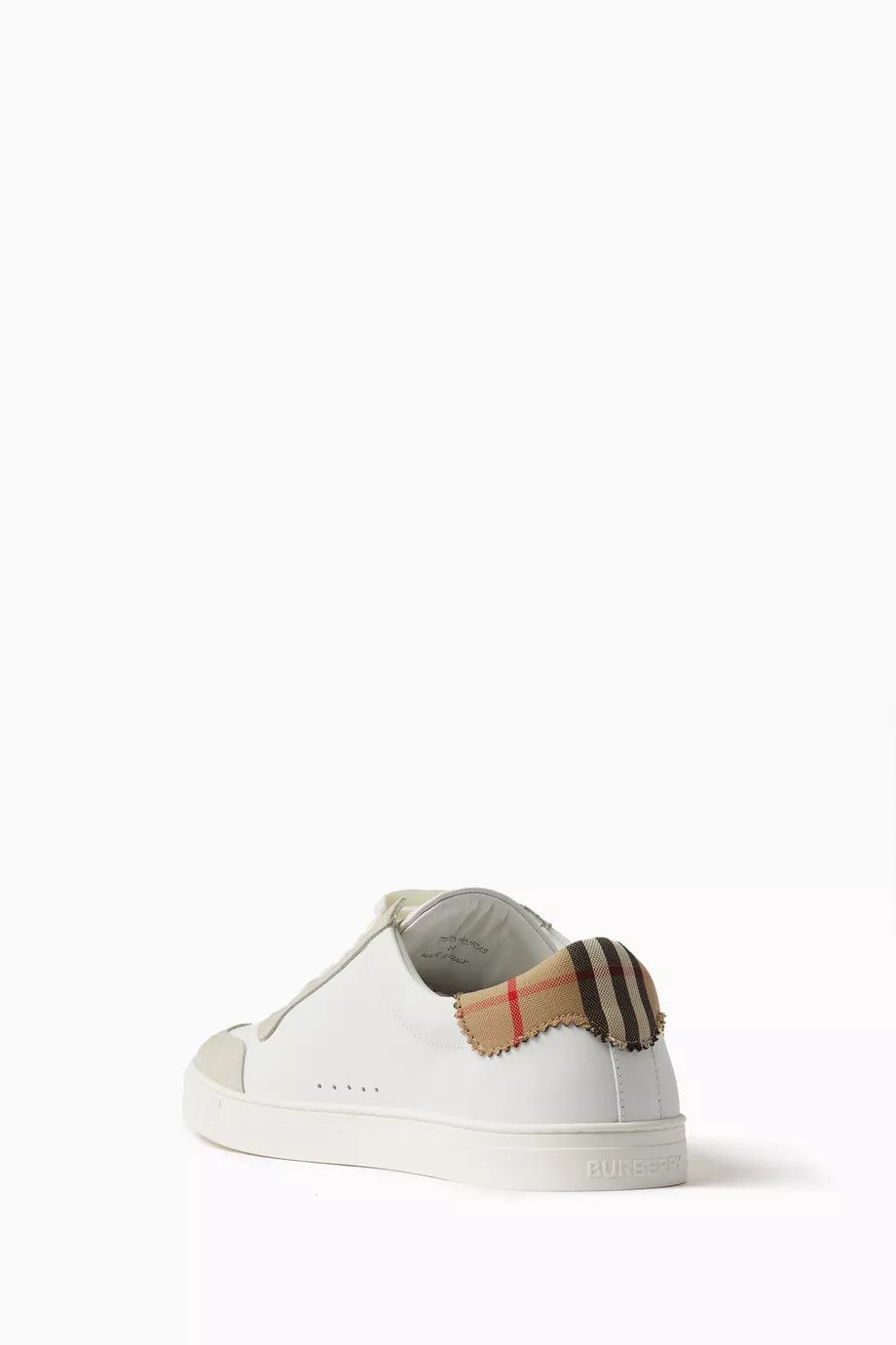 Burberry o1w1db10824 Robin Logo Low-Top Sneakers in White Size US 9 / EU 42 - 4 Thumbnail