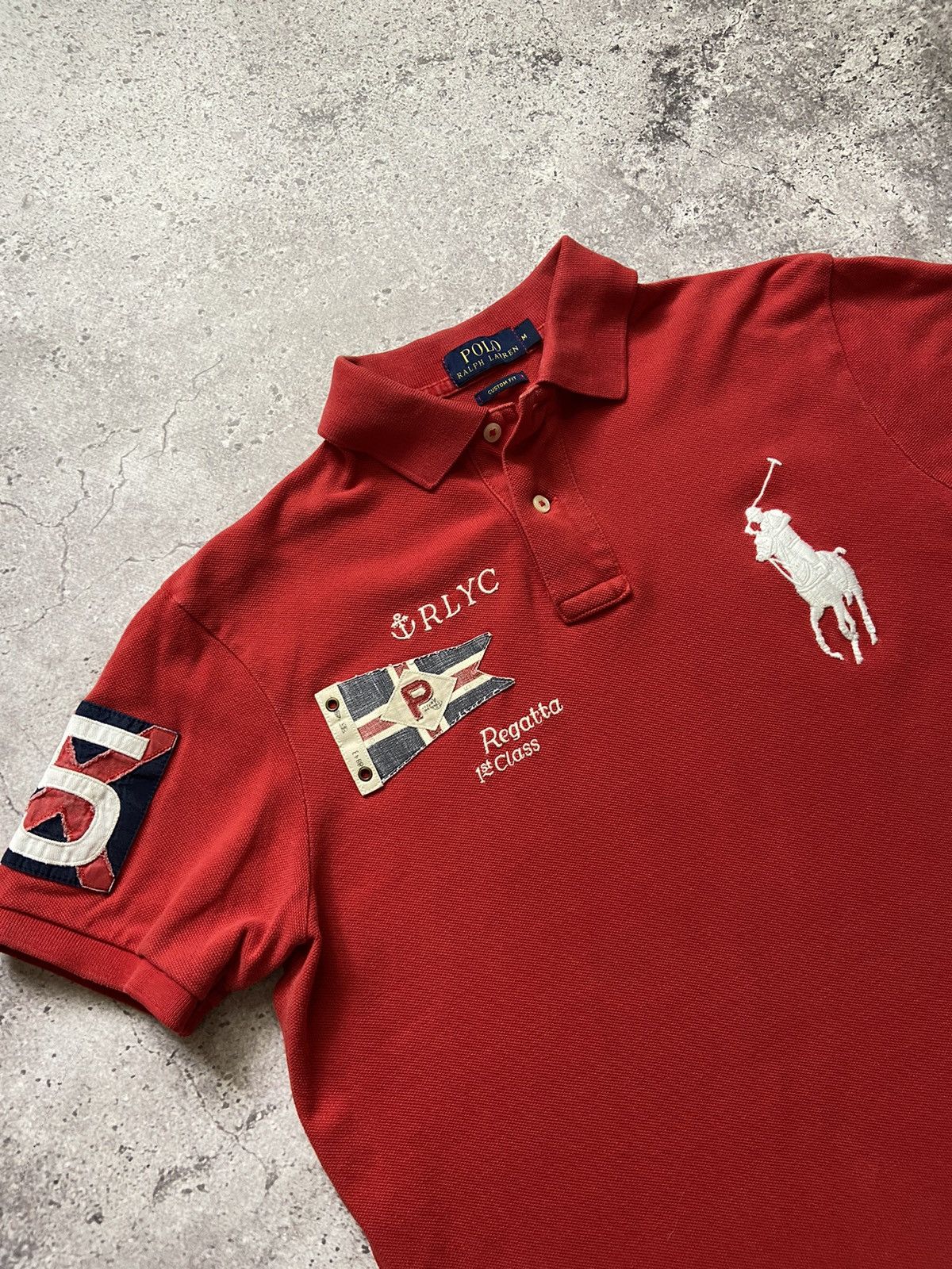 Polo Ralph Lauren Polo Ralph Lauren RLYC Polo Regatta Polo Shirt Size US M / EU 48-50 / 2 - 2 Thumbnail