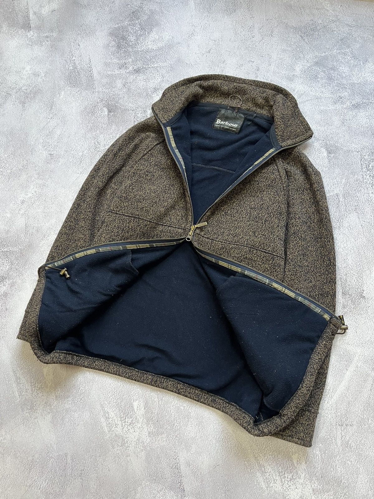 Barbour × Vintage Vintage Barbour SWALEDALE FLEECE Jacket Men's S-M Size US M / EU 48-50 / 2 - 5 Thumbnail