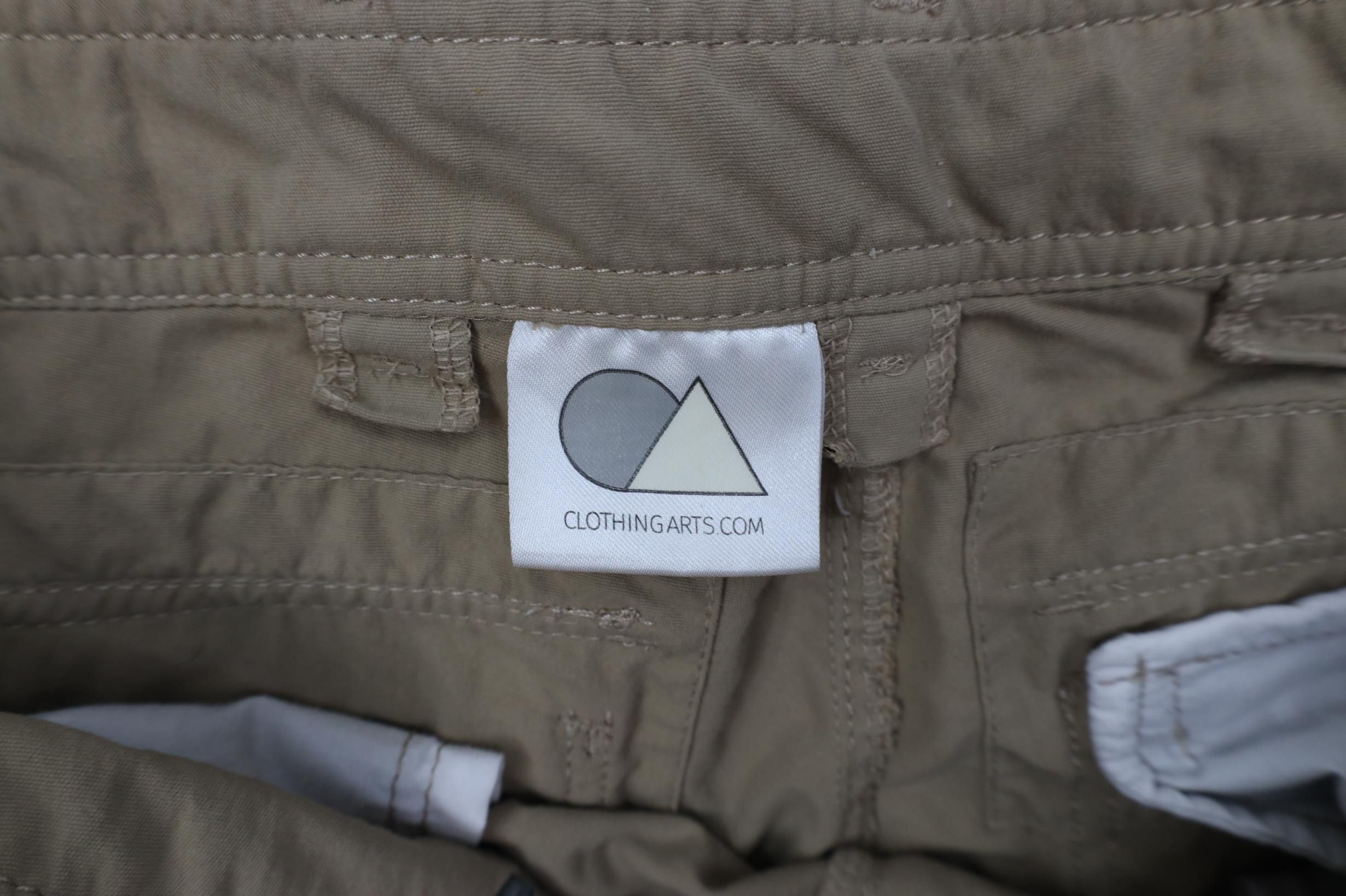 Vintage Clothing Arts Pick Pocket Proof Cargo Shorts Beige Nylon Size US 32 / EU 48 - 8 Thumbnail