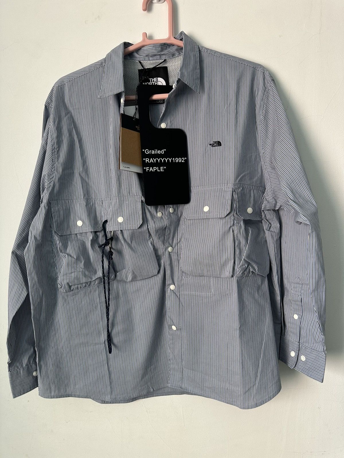 Kazuki Kuraishi × The North Face Urban Exploration KK LS STRIPE SHIRT Size US M / EU 48-50 / 2 - 17 Thumbnail