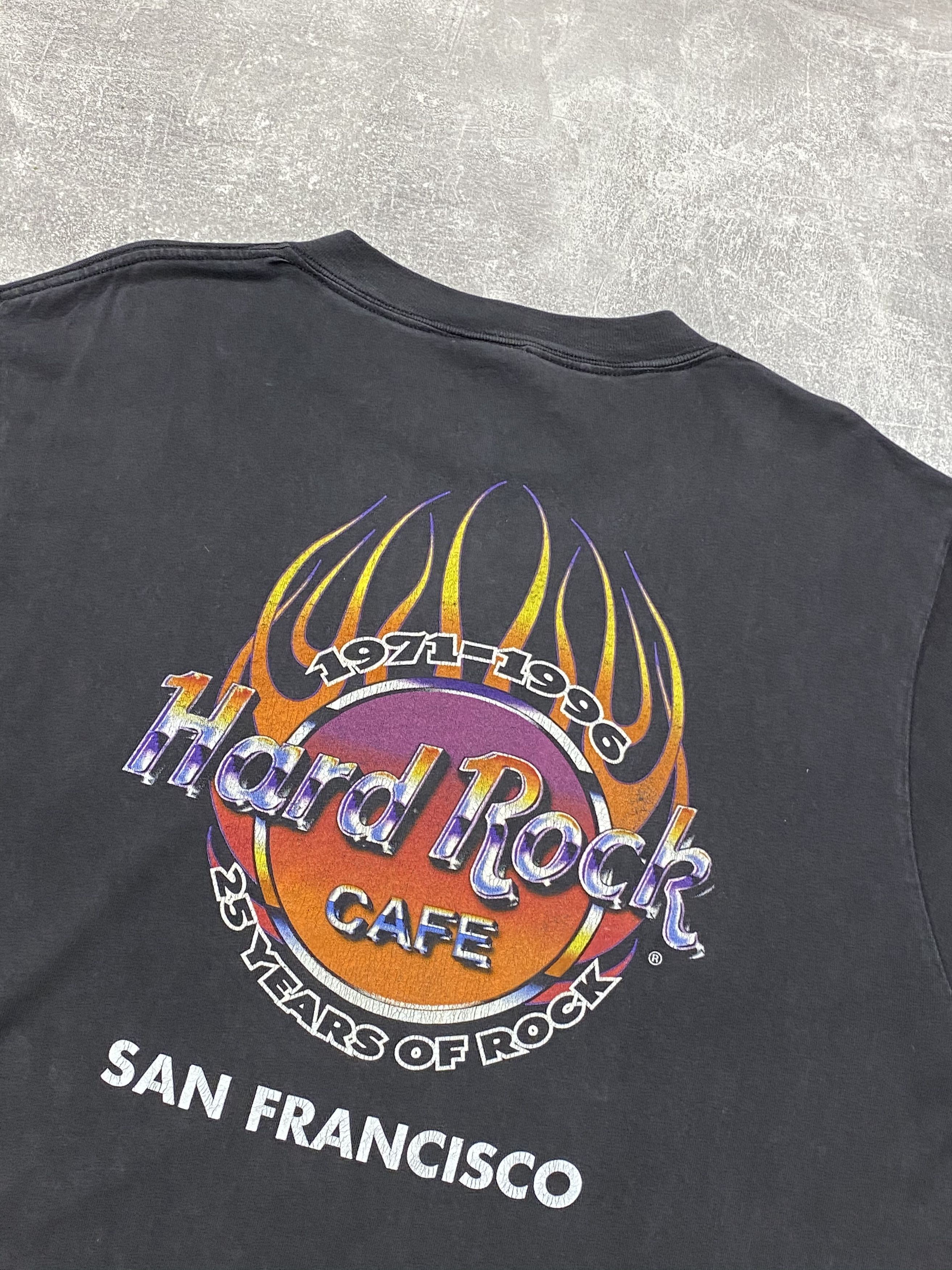 Vintage Vintage 90s Hard Rock Cafe San Francisco Flame Logo T-shirt Size US L / EU 52-54 / 3 - 2 Thumbnail