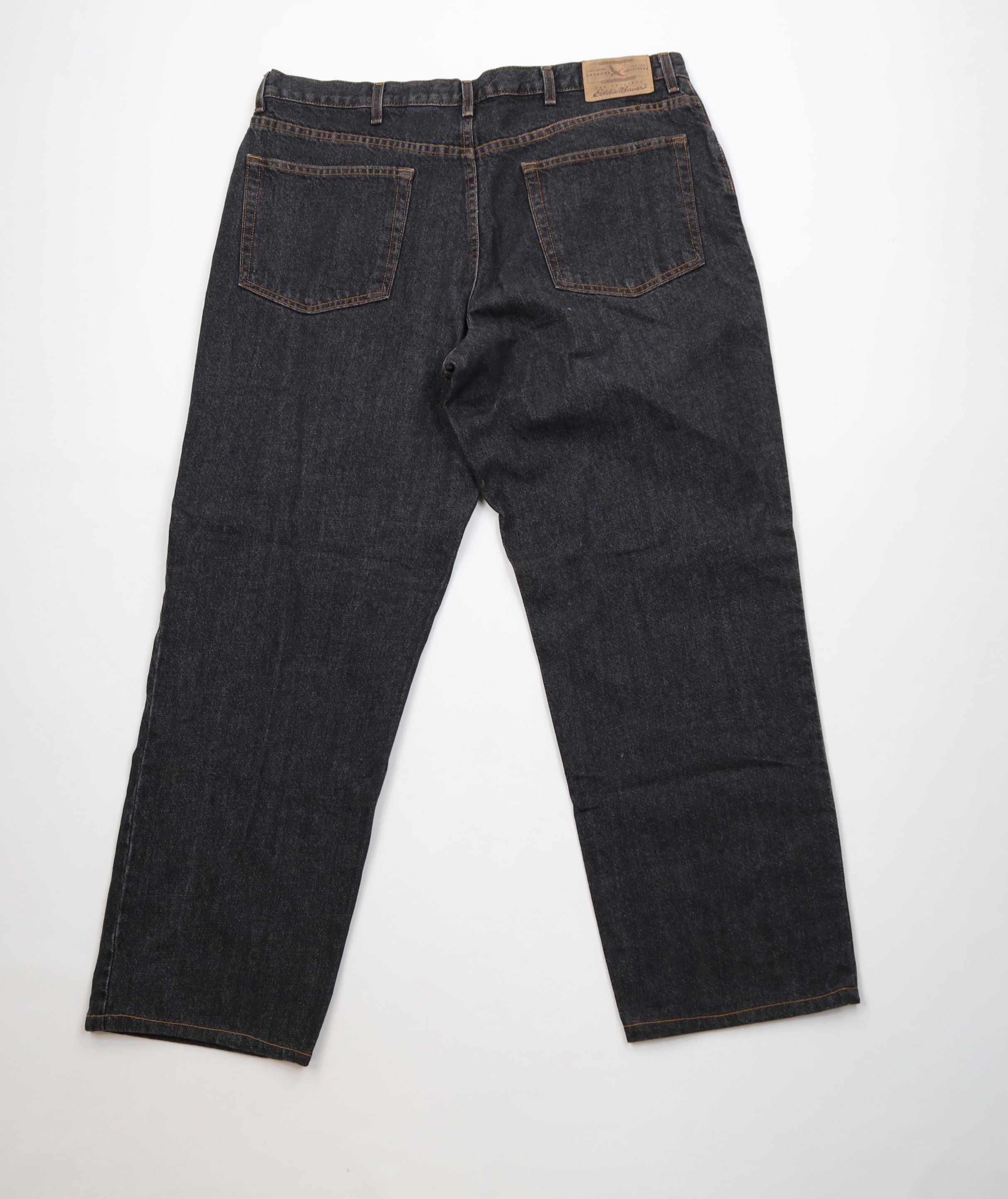 Eddie Bauer Vintage 90s Eddie Bauer Wide Leg Denim Jeans Black Cotton Size US 38 / EU 54 - 9 Thumbnail