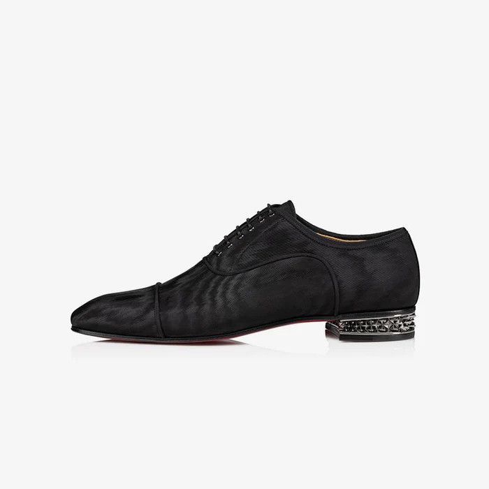 Christian Louboutin o1s1wg110924 Greggyrocks Flat Shoe in Black Size US 7.5 / EU 40-41 - 2 Thumbnail