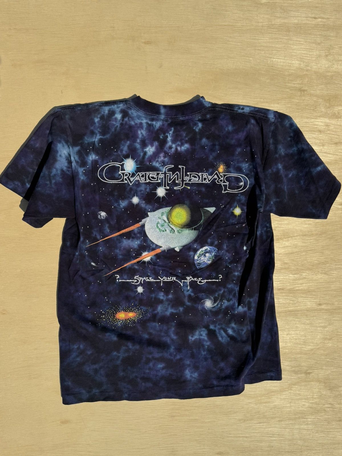 Band Tees × Grateful Dead × Vintage 1997 Grateful Dead Space Your Face Vintage Rock Band T-Shirt Size US L / EU 52-54 / 3 - 8 Thumbnail