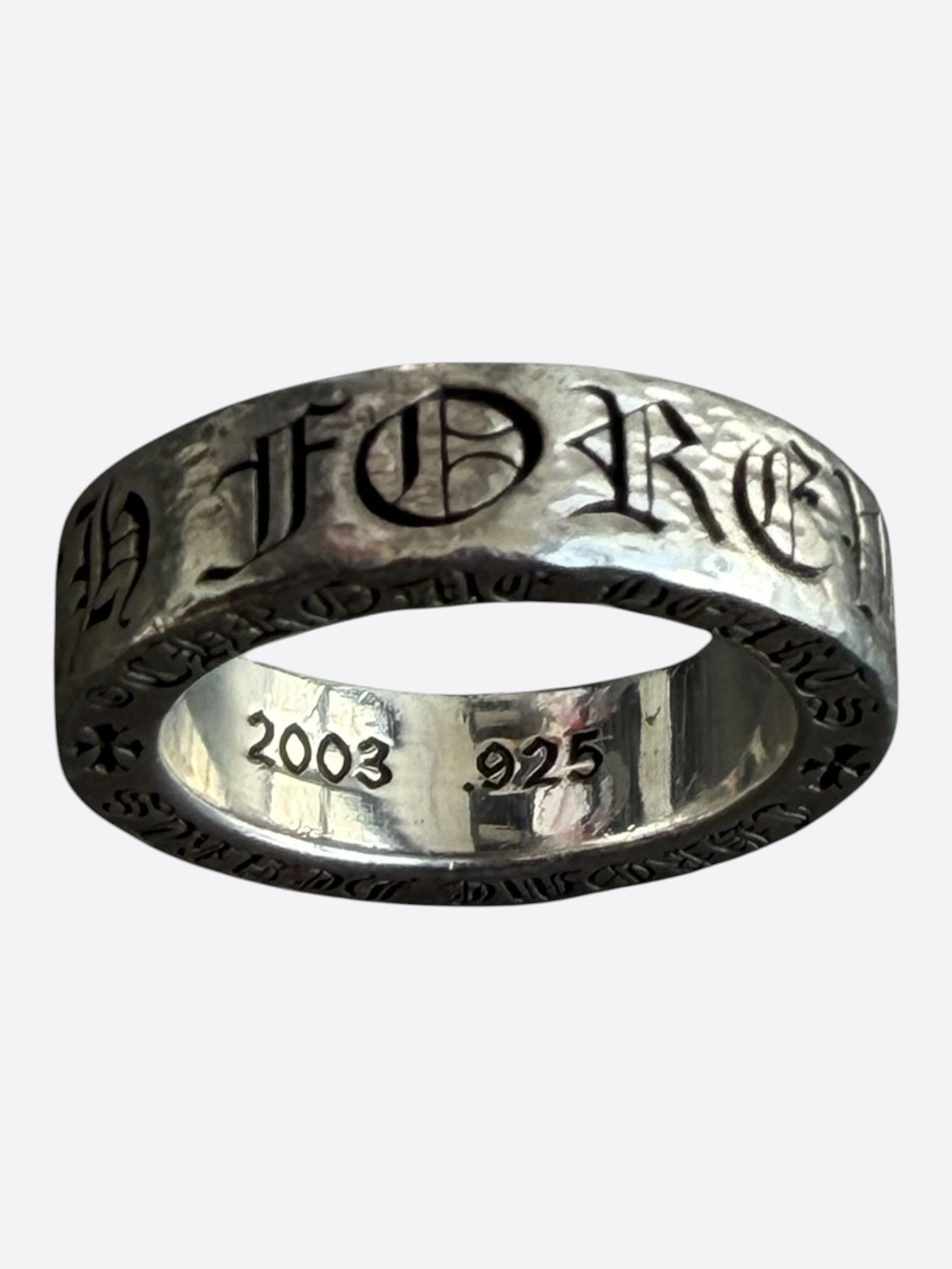 Chrome Hearts Chrome Hearts Silver Forever Ring Size ONE SIZE - 5 Thumbnail