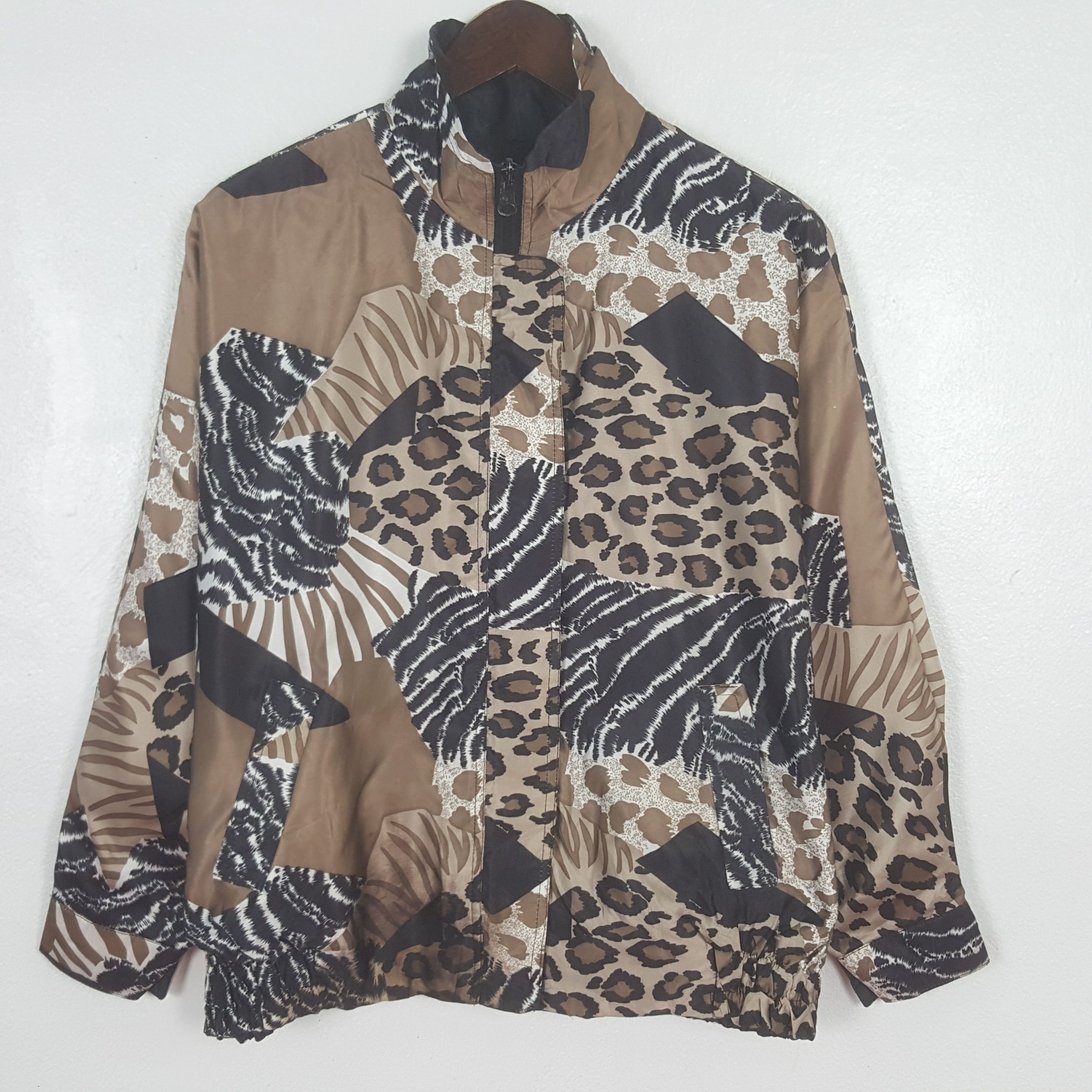 Other Vintage Leopard Style Reversible Jacket Size XL / US 12-14 / IT 48-50 - 1 Thumbnail