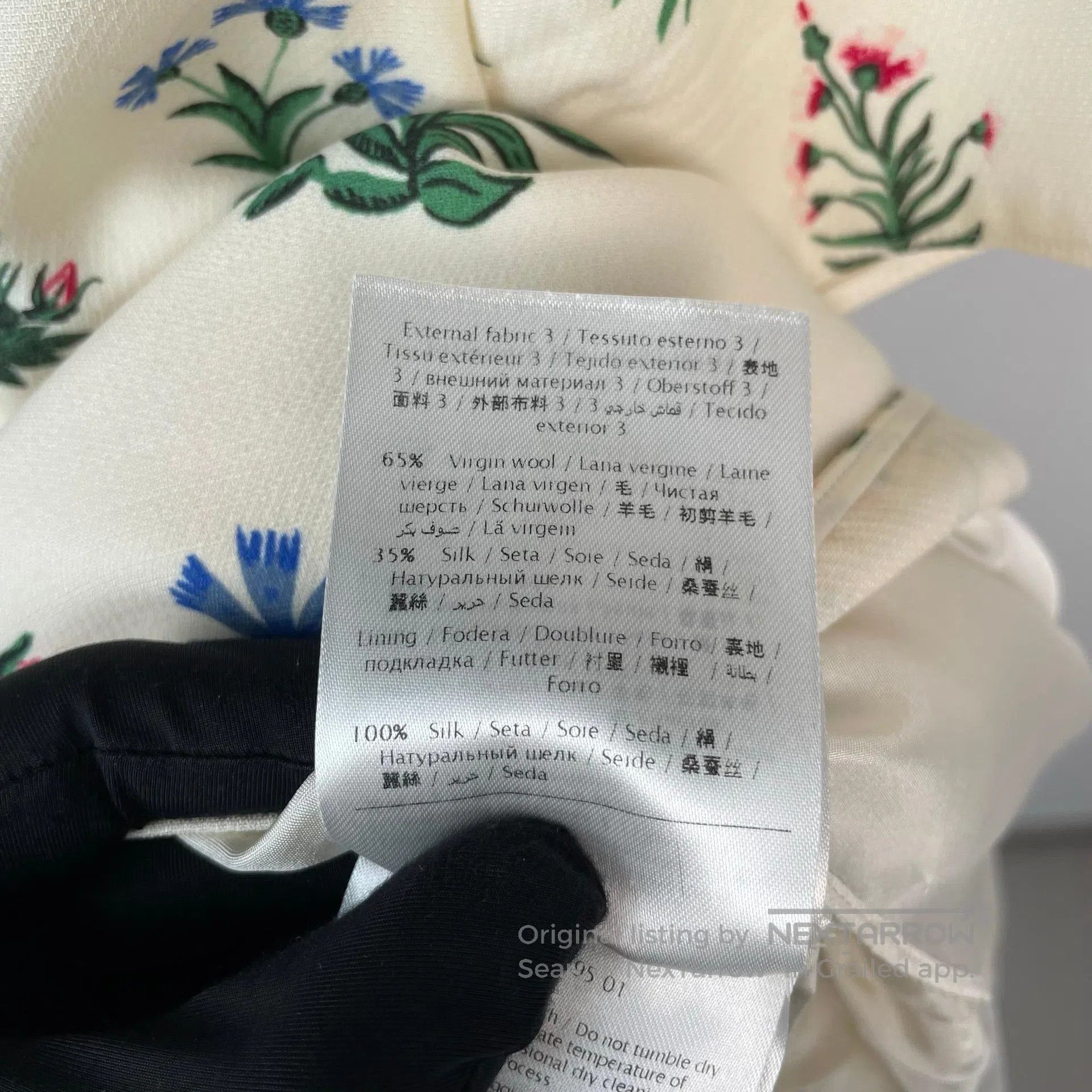 Valentino Valentino Flower Print Dress| Size M / US 6-8 / IT 42-44 - 7 Thumbnail