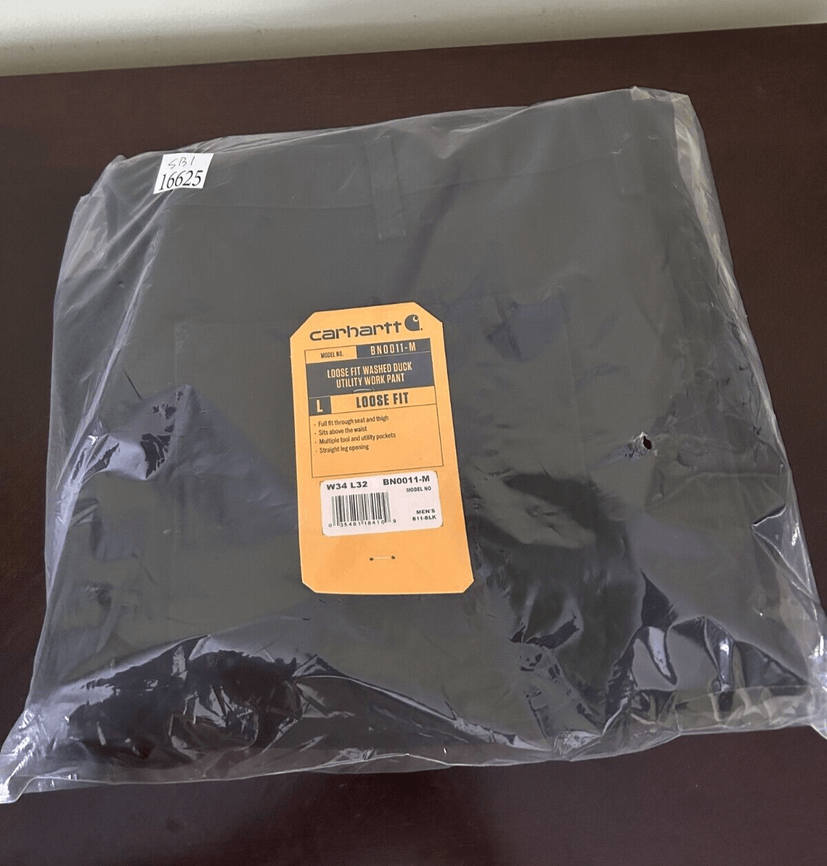 Carhartt 34 X 32 Carhartt Men's Washed Duck Work Dungaree Pant NWT Size US 34 / EU 50 - 4 Thumbnail