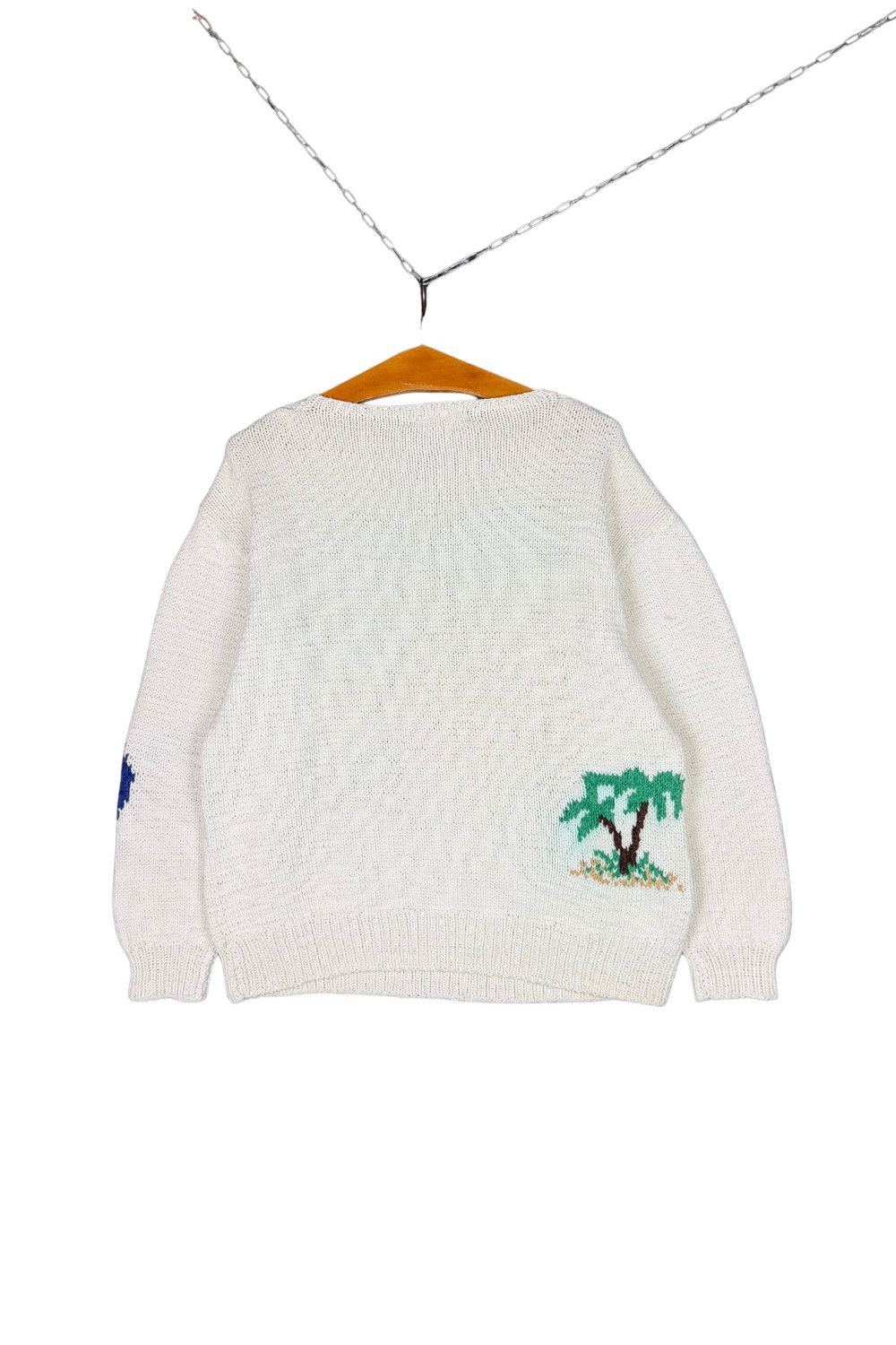 Polo Ralph Lauren Polo Ralph Lauren Hand Knit Sailboat Palm Tree Sweater Size US L / EU 52-54 / 3 - 2 Thumbnail