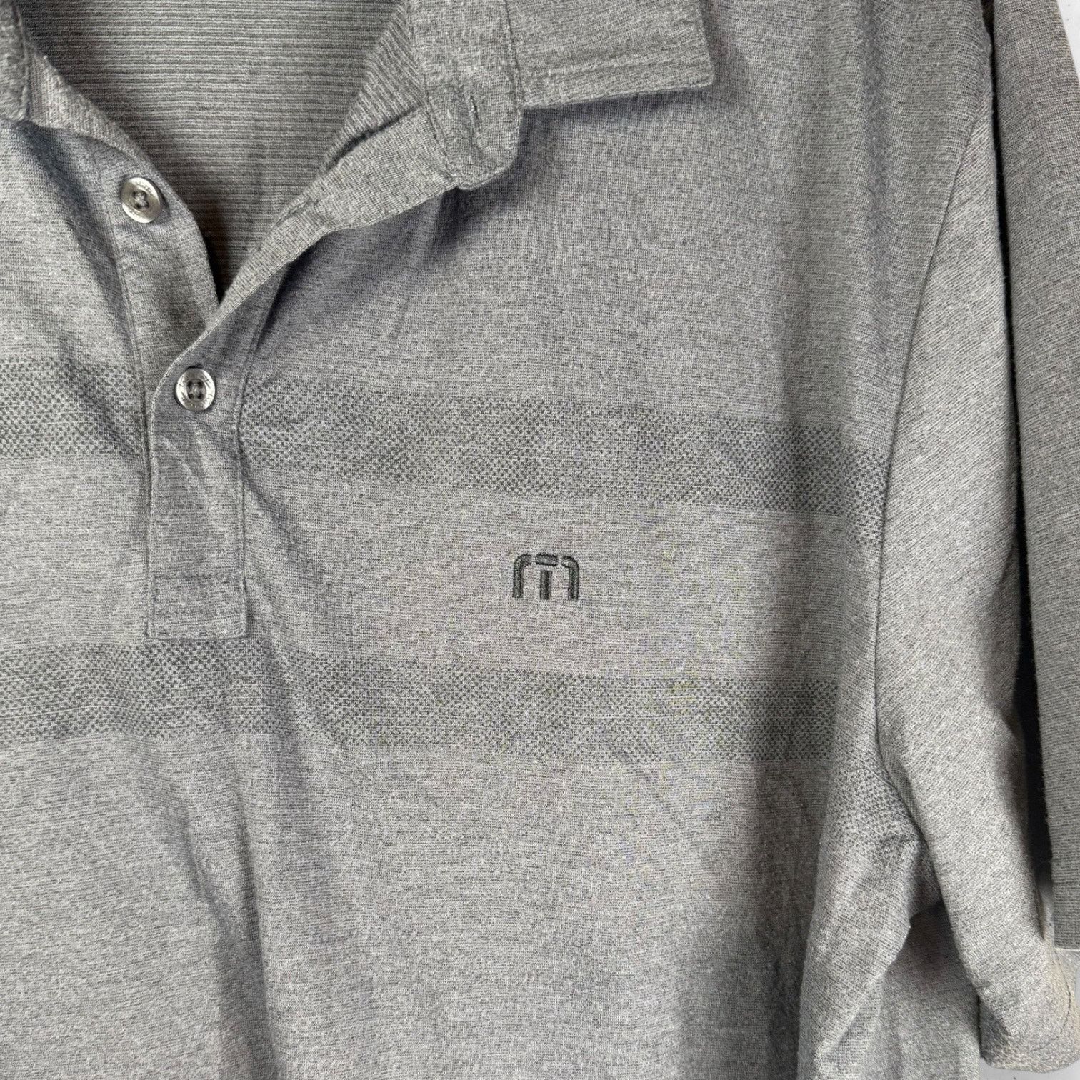 TravisMathew Travis Mathew Men's XXL Dark Gray Polo Short Sleeve Golf Size US XXL / EU 58 / 5 - 5 Thumbnail