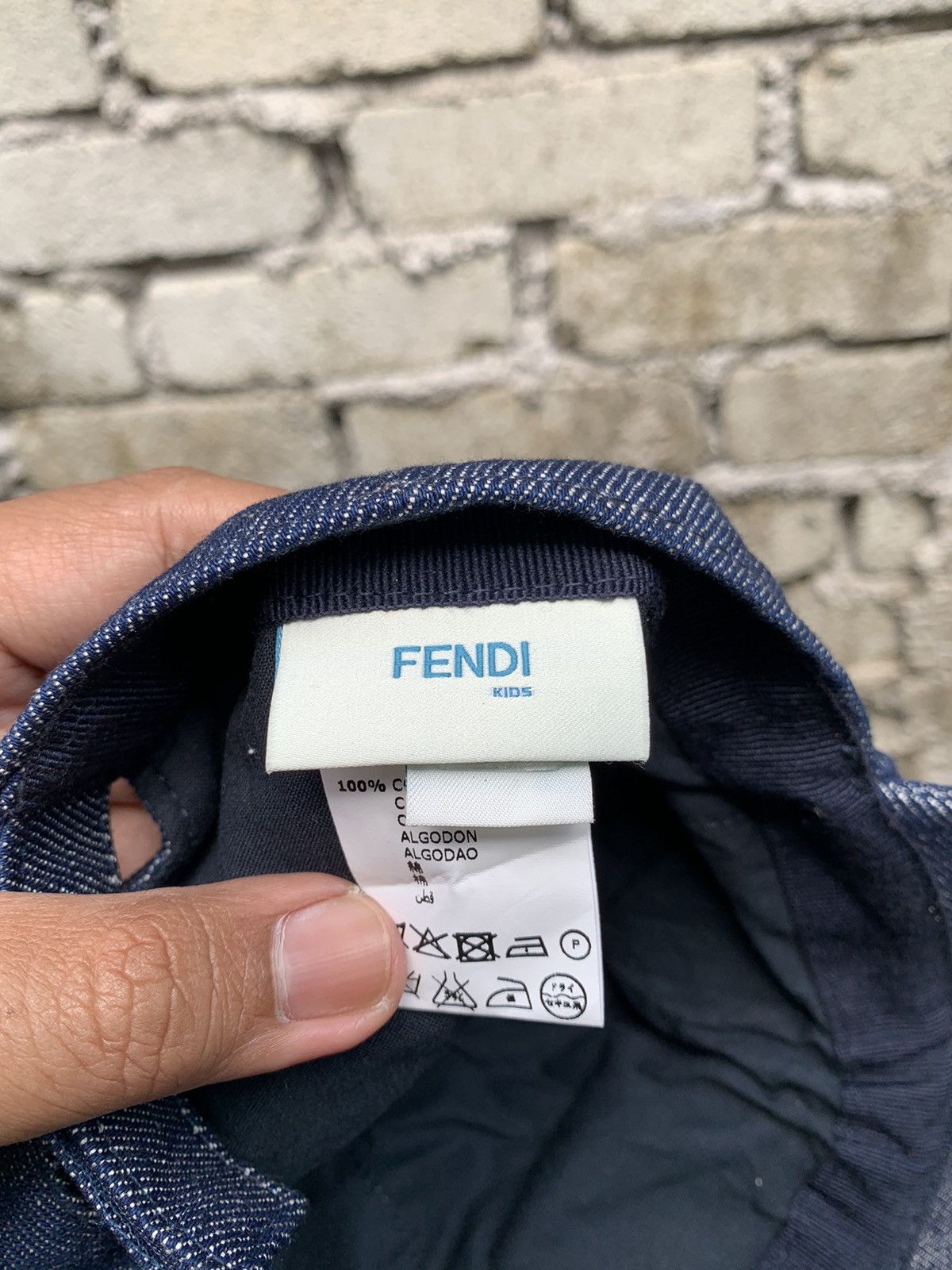 Fendi 👁️👁️ Fendi Denim Jeans Cap Size ONE SIZE - 11 Thumbnail