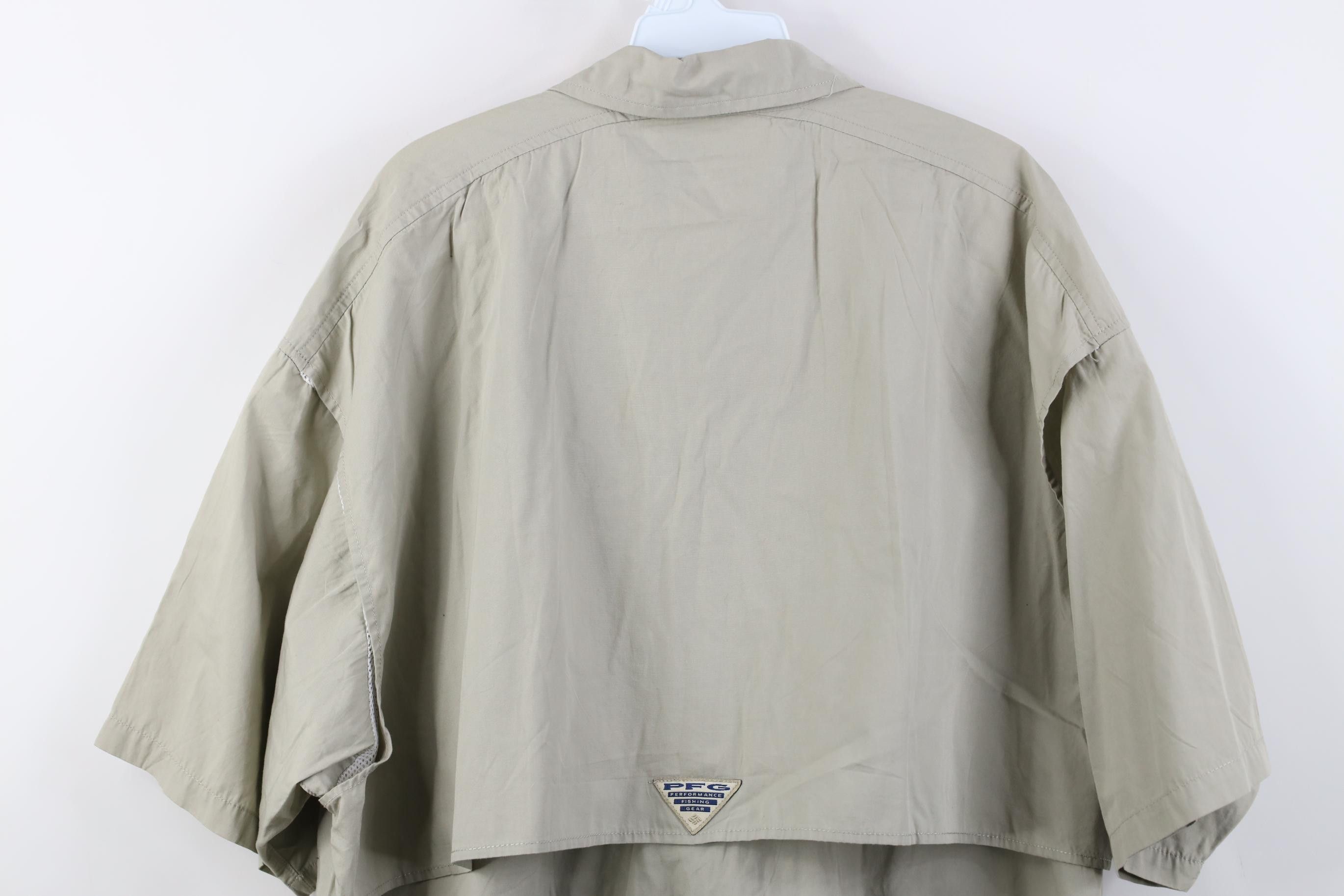 Columbia Deadstock Vintage Y2K Columbia PFG Short Sleeve Button Shirt Size US XL / EU 56 / 4 - 12 Thumbnail