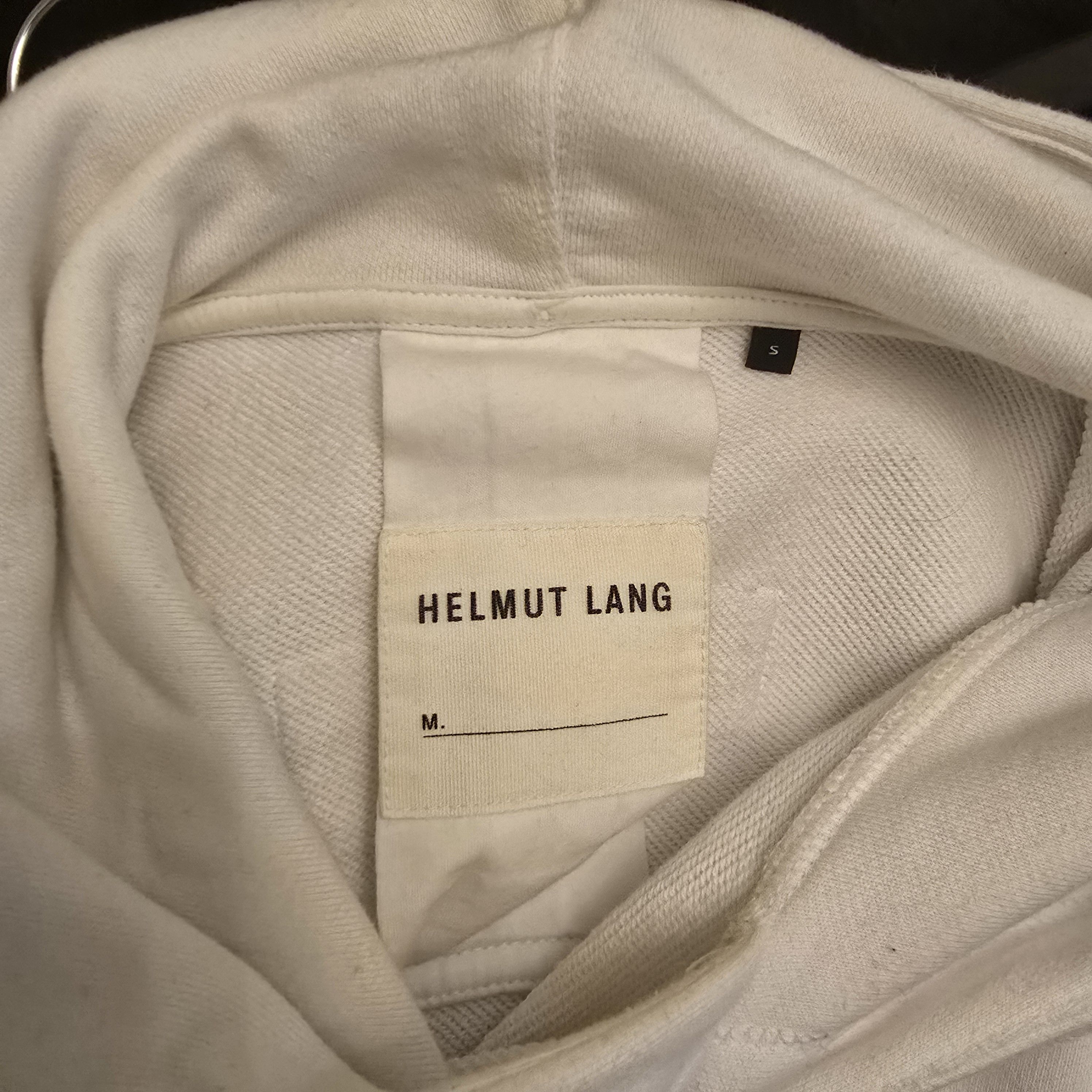 Helmut Lang Helmut Lang Men's White Hoodie Size US M / EU 48-50 / 2 - 4 Thumbnail