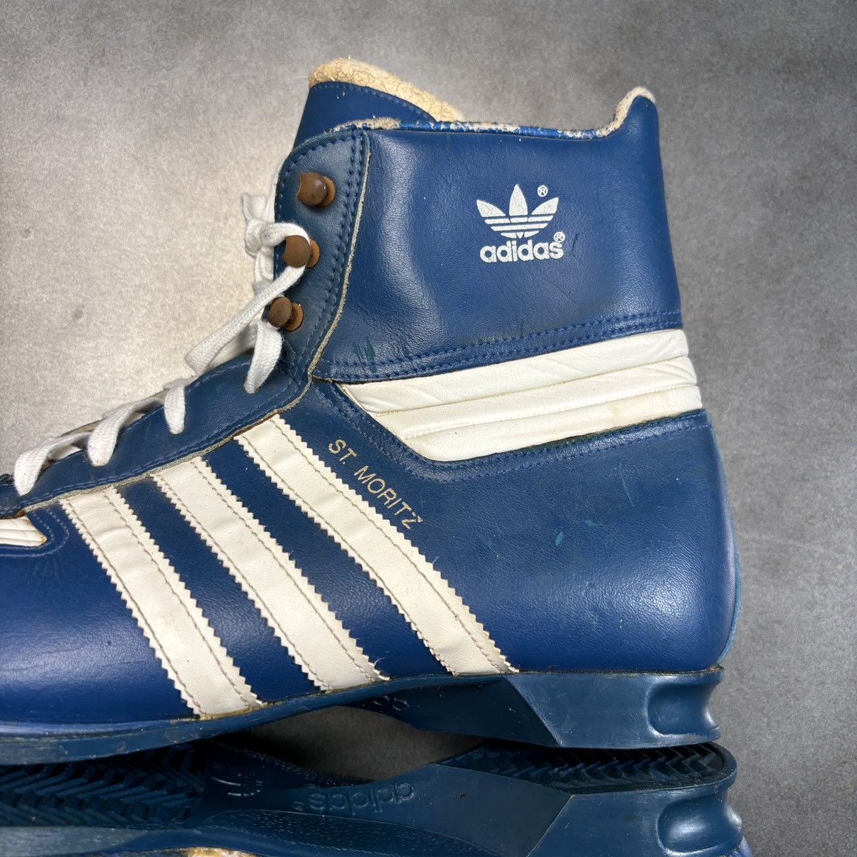 Adidas × Vintage 1970s Adidas St. Mortiz Vintage Adidas Ski Boots Olympics 10 Size US 10.5 / EU 43-44 - 18 Thumbnail