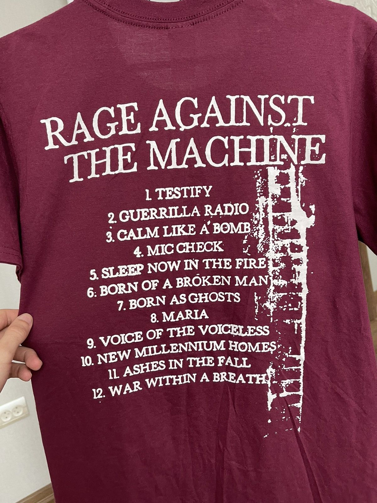 Band Tees Rage Against The Machine Vintage Battle Of LA Tour Size US M / EU 48-50 / 2 - 5 Thumbnail