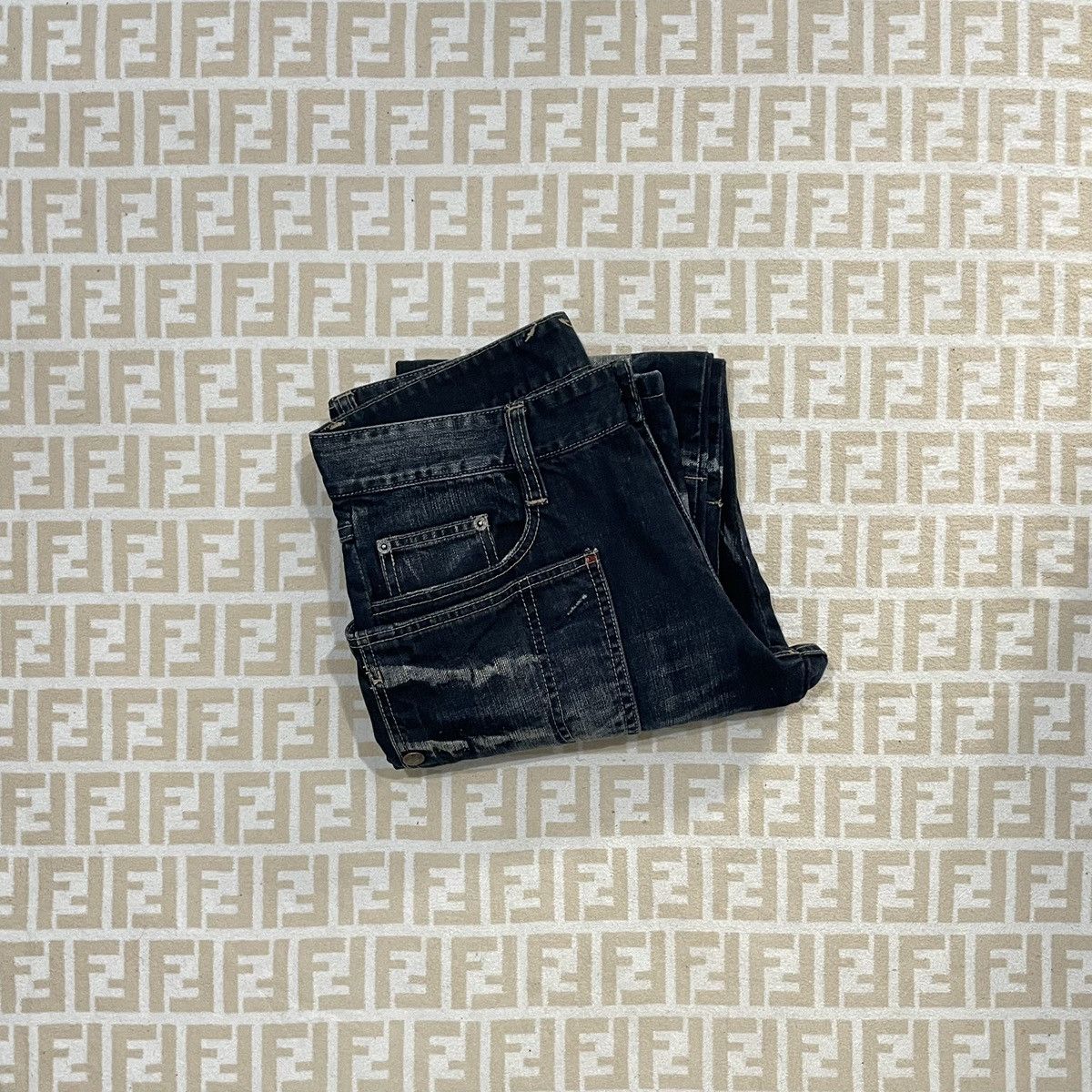 PPFM Ppfm Desert Fox Denim Buckle Back Size US 32 / EU 48 - 1 Thumbnail