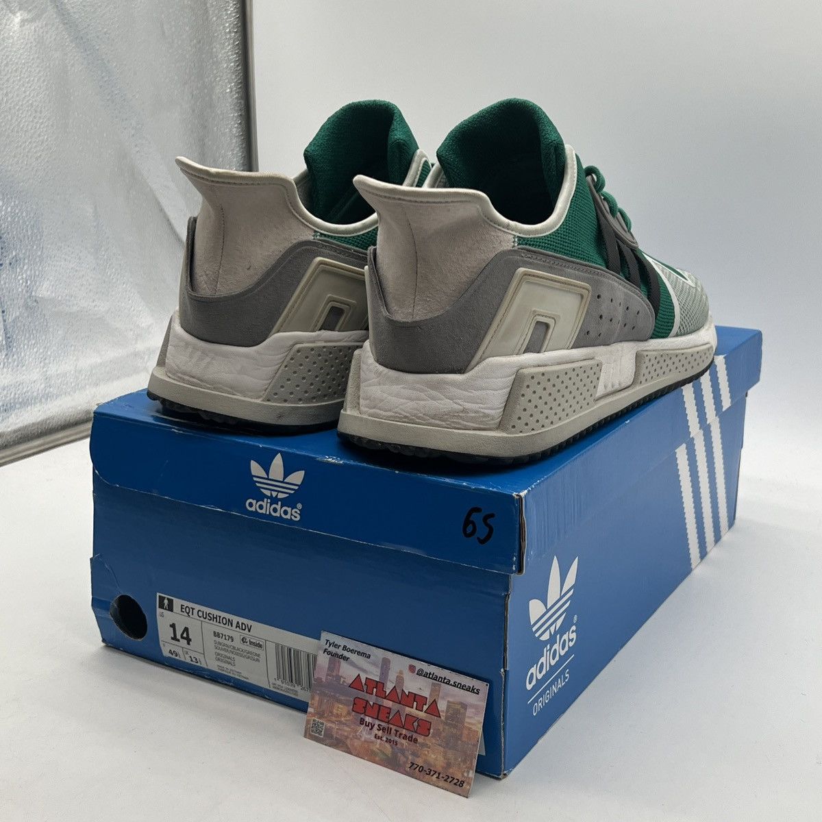 Adidas adidas EQT Cushion ADV Sub Green Size US 14 / EU 47 - 5 Thumbnail