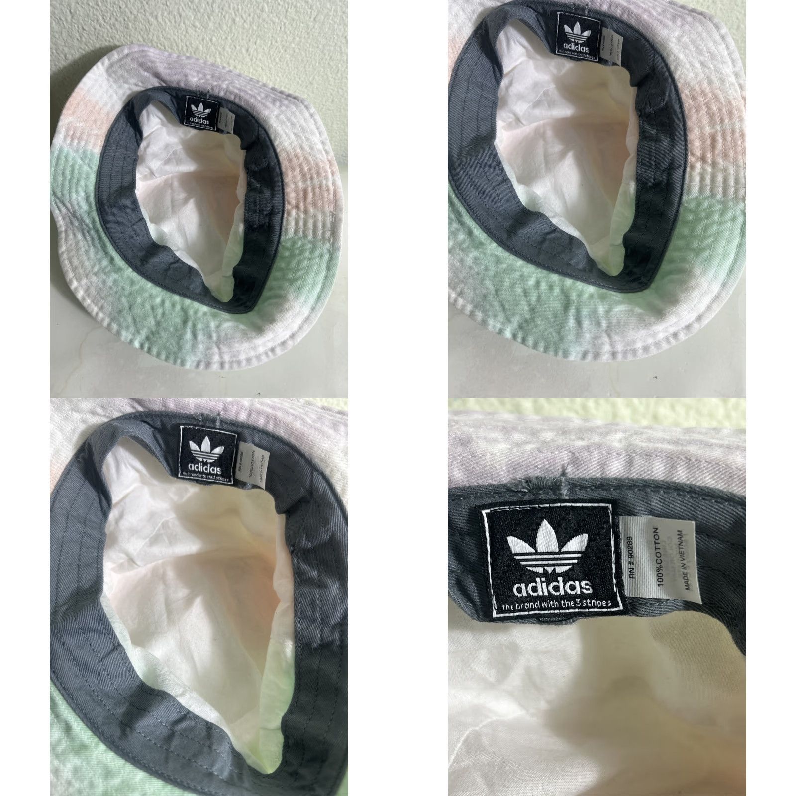 Adidas adidas Originals Color Wash Pastel Bucket Hat Unisex OSFA Multicolor Tie Dye One Size Size ONE SIZE - 9 Thumbnail